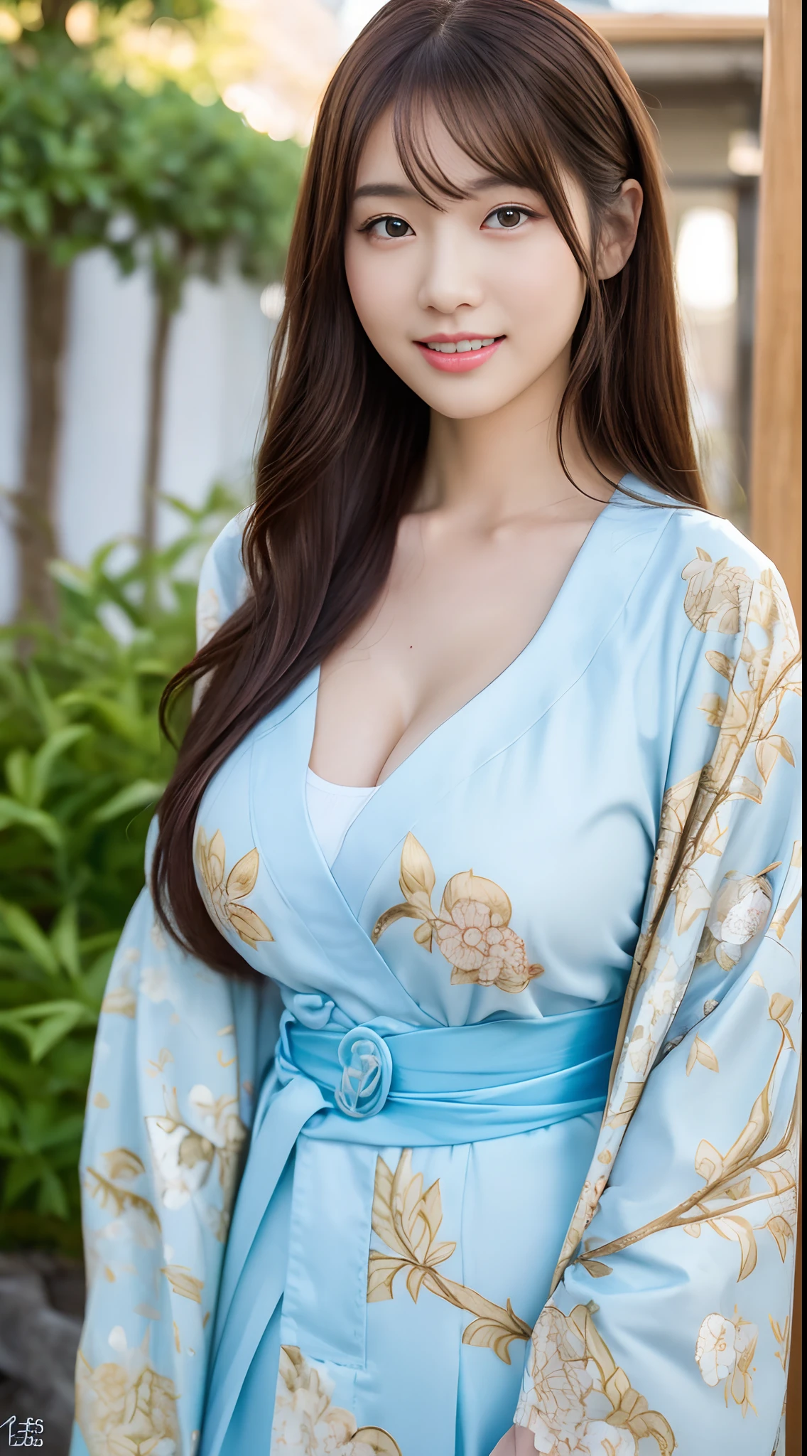 ((Best Quality, 8K, masutepiece :1.3)), Sharp Focus :1.2, A pretty woman with perfect figure :1.4, Slender Abs :1.2, ((dark brown hair, huge-breasted :1.4)), (wearing white button up shirt, Jean :1.1), City Street:1.2, Highly detailed face and skin texture, Detailed eyes, 二重まぶた,a close up of a woman in a kimono dress posing for a picture, goddess of Japan, Japanese Models, oppai, in a kimono, Japanese, 奈良美智, Asian Girl, A Japanese Lady, traditional japanese, Beautiful Asian Girl, shikamimi, russian and japanese mix, Seductive Anime Girl, sakimichan、New Year、New Year、Dry branches、Golden Screen、talisman、smil