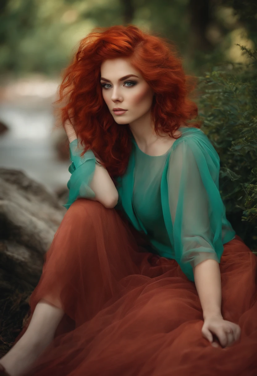 Girl with red hair