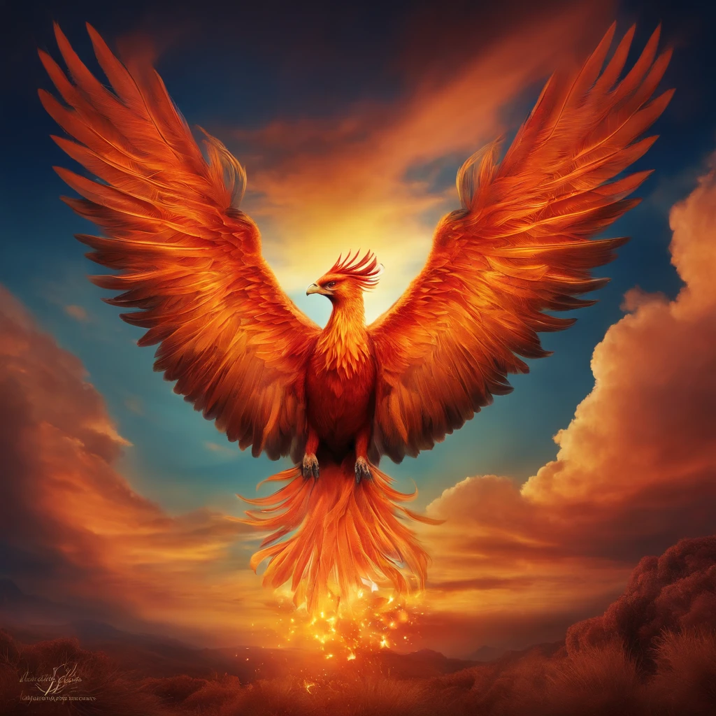 Bring the phoenix and the sky to life