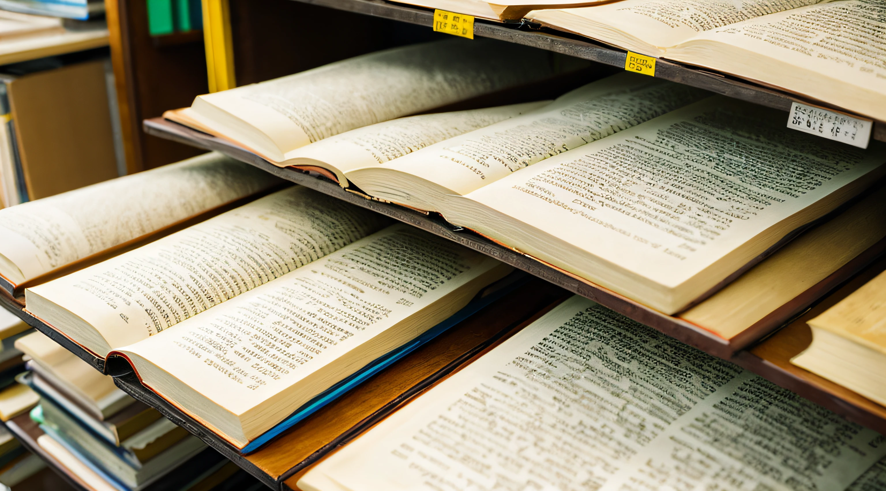 University Laboratories、Lots of books、high-level image quality、high-detail、