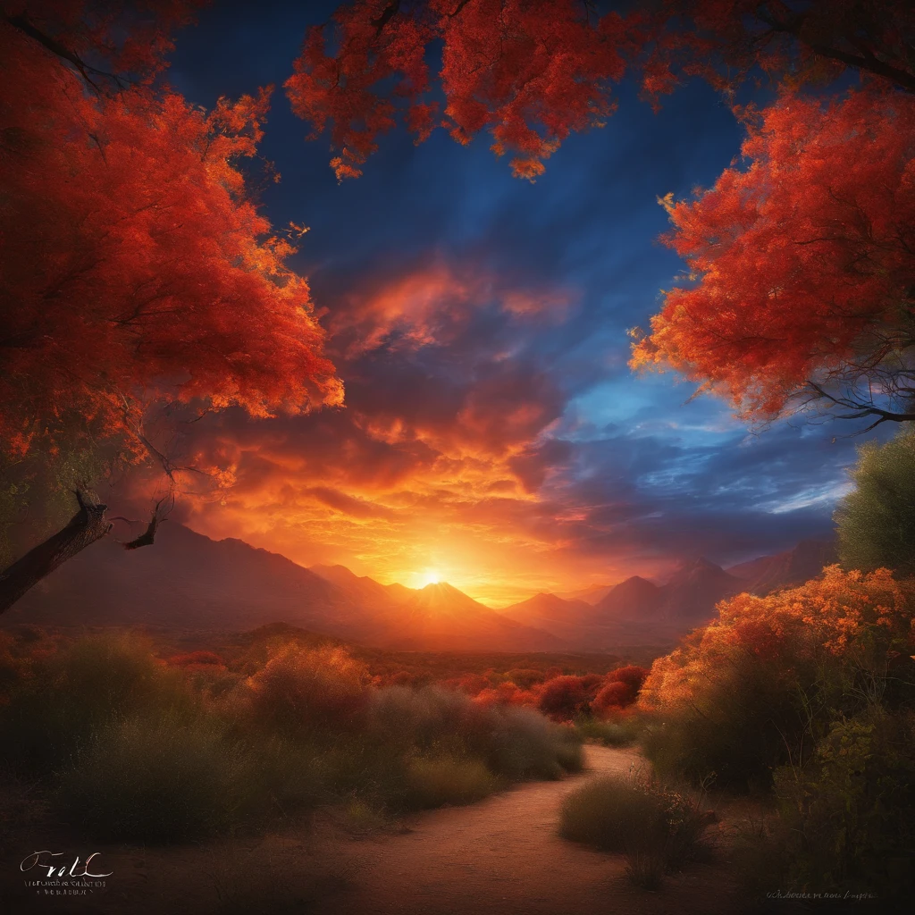 Bring the fire phoenix and the sky to life