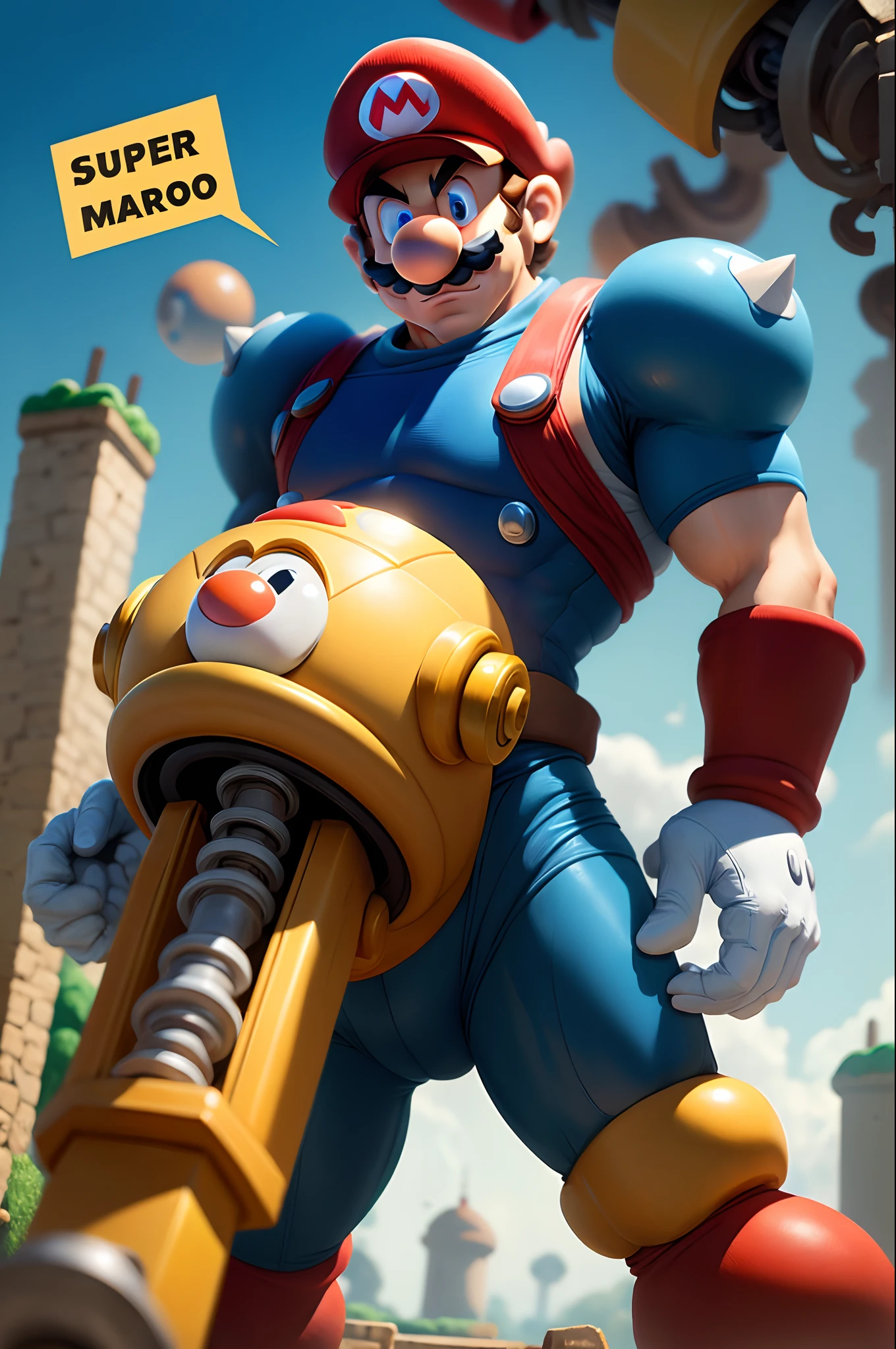 super Mario being a mechanical