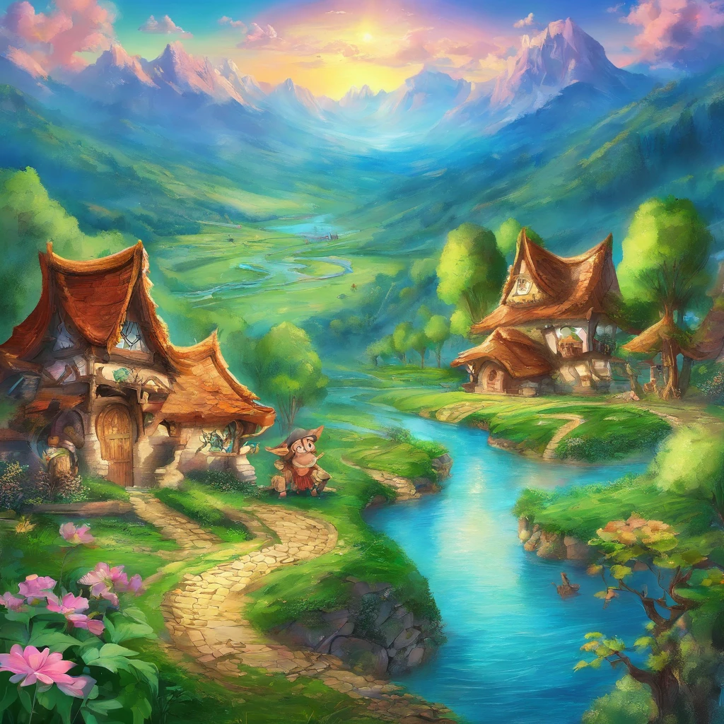 Rivers nourish the land,The farmland is green again,The smiles of the villagers also bloomed again。