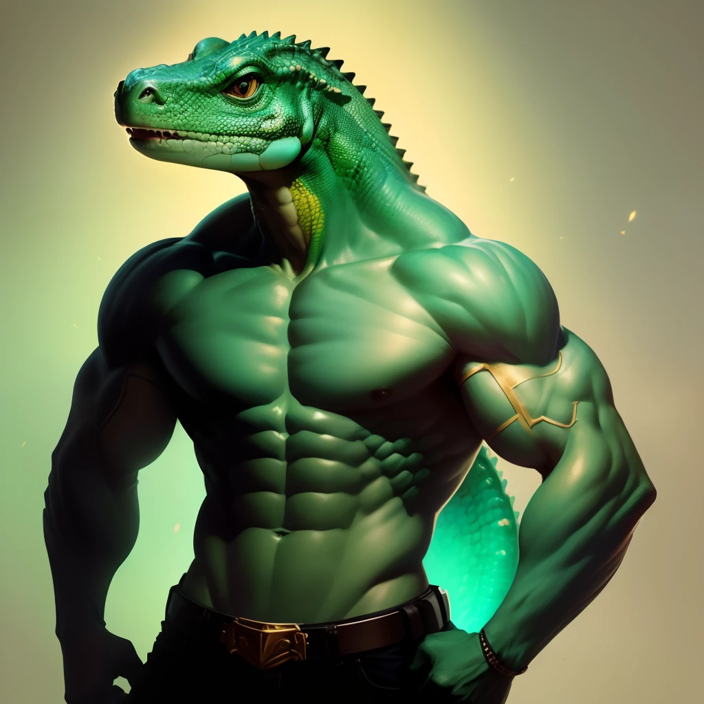 Muscular lizard