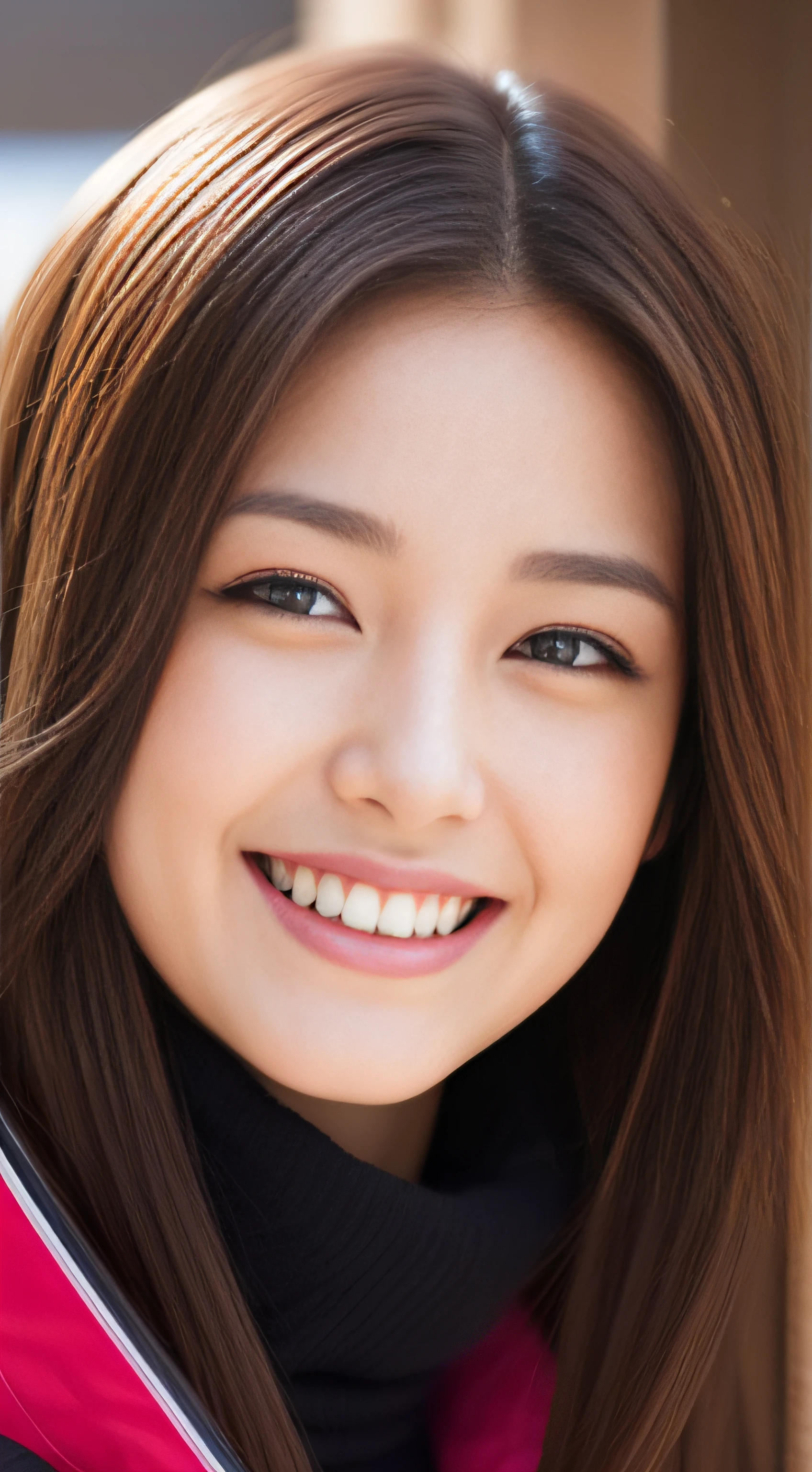 The face is a hostess、Beauty 3 people、Ski Wear、hiquality、A hyper-realistic、healthy、Smiling expression、Slender perfect figure、Japan beauties、beautidful eyes、face perfect、Beautiful skin、a ski