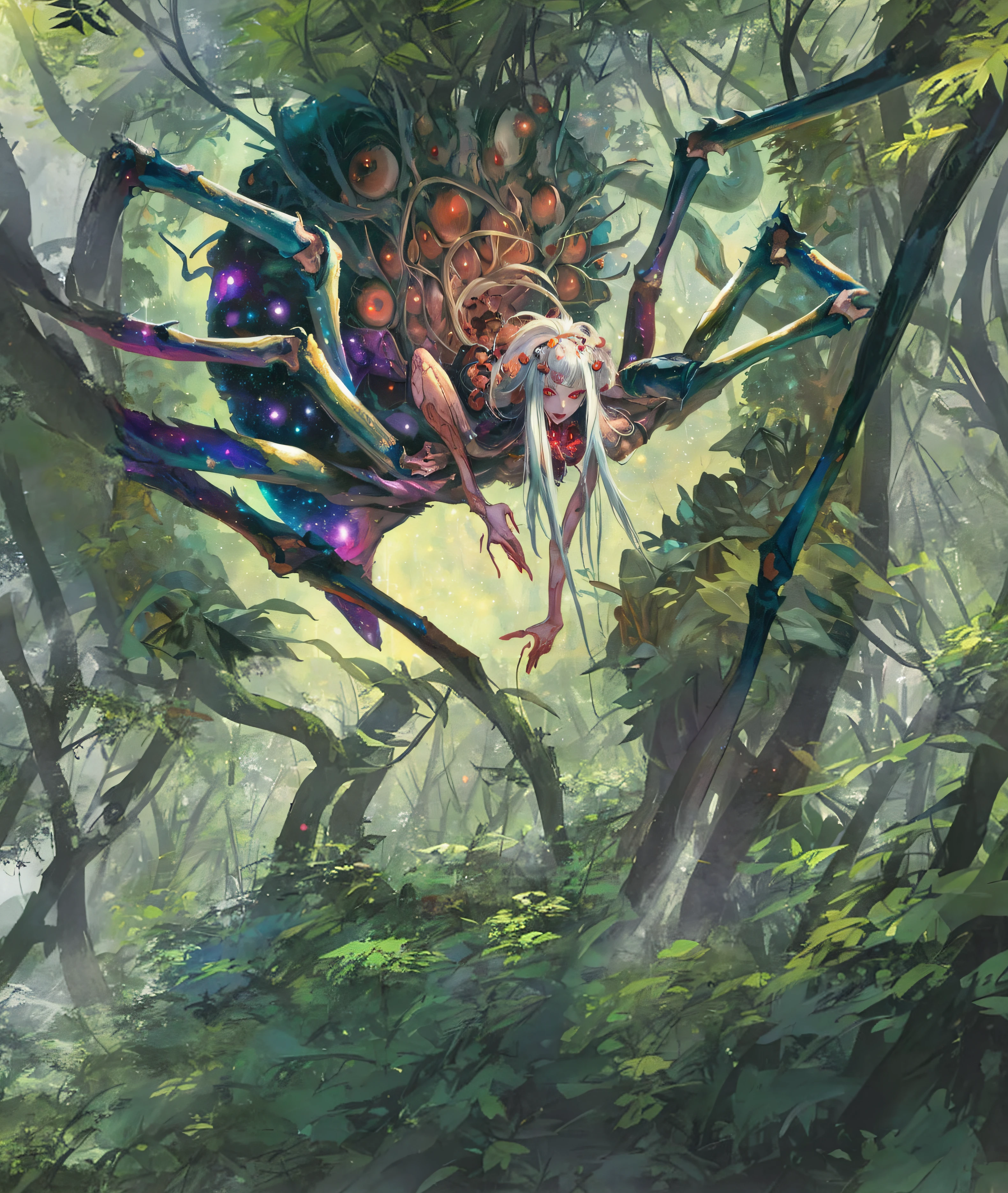 dense forest on both sides