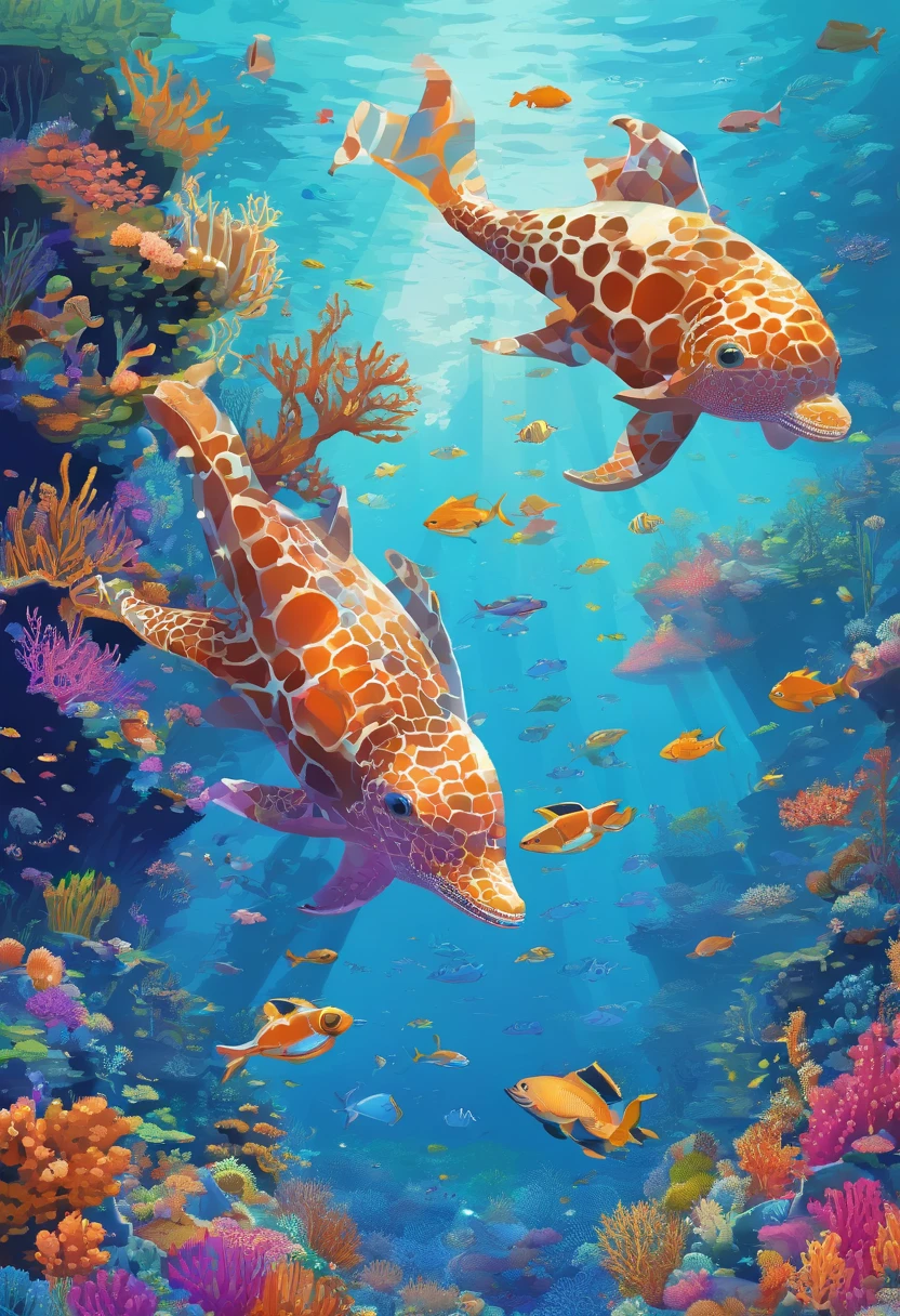 (best quality,4k,highres,ultra-detailed,masterpiece:1.2),underwater world,beautiful coral reefs, schools of colorful fish, marine life conservation, mesmerizing deep sea creatures, tranquil blue ocean, vibrant marine ecosystem, crystal clear waters, breathtaking underwater landscapes, divers exploring the depths, intricate sea shells, surreal underwater photography, ethereal jellyfish, marine biodiversity preservation, vibrant coral gardens, seahorses dancing in the currents, delicate marine ecosystem balance, mesmerizing play of light and shadow, divers advocating for ocean protection, underwater paradise, majestic humpback whales, peaceful marine sanctuaries, stunning marine photography, delicate balance of marine food chain, hidden treasures of the deep sea, graceful manta rays, vibrant and healthy coral colonies, ocean conservation awareness, vibrant underwater world, dreamlike encounters with dolphins, marine biology research, awe-inspiring encounters with sharks, shimmering tropical fish, mystical shipwrecks, fragile ocean ecosystems, enchanting seascapes, vibrant underwater gardens.