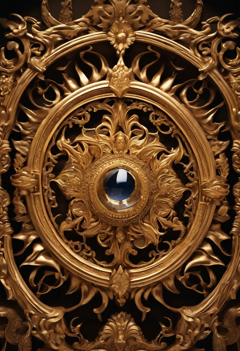 beautiful detailed emblem,high quality,sharp focus,photographic style,vivid colors,studio lighting,realistic,extremely detailed,texture,ornate design,embellished,traditional,metallic finish,rich colors,detailed patterns,unique symbol,gold accents,eye-catching,exquisite craftsmanship,majestic,regal,legendary,Listed in [beauty] magazines,[symbolizes] power and authority,admired by [many],treasured and coveted,exudes elegance and grandeur