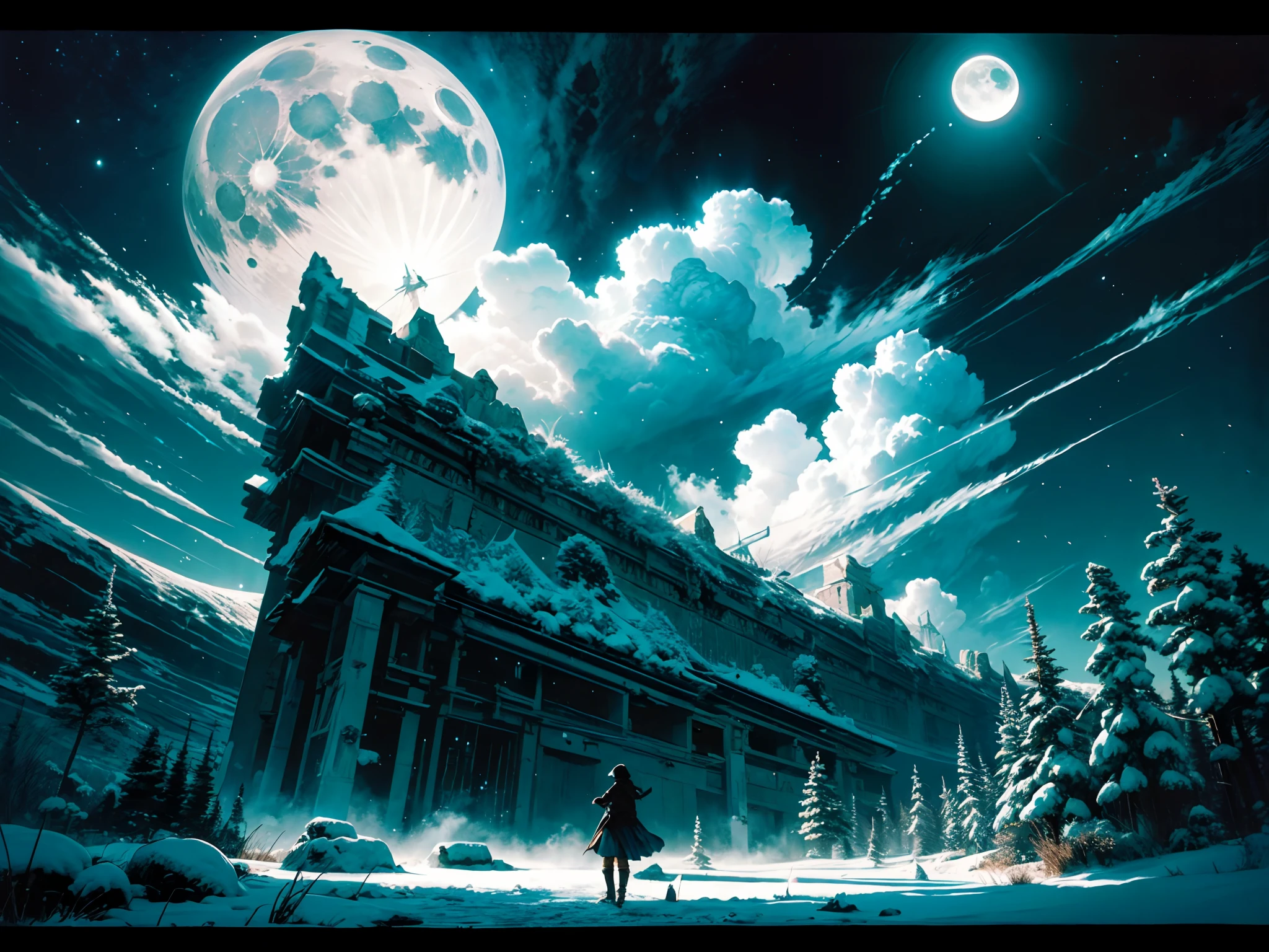 Rime Ice, moonlight -imagine