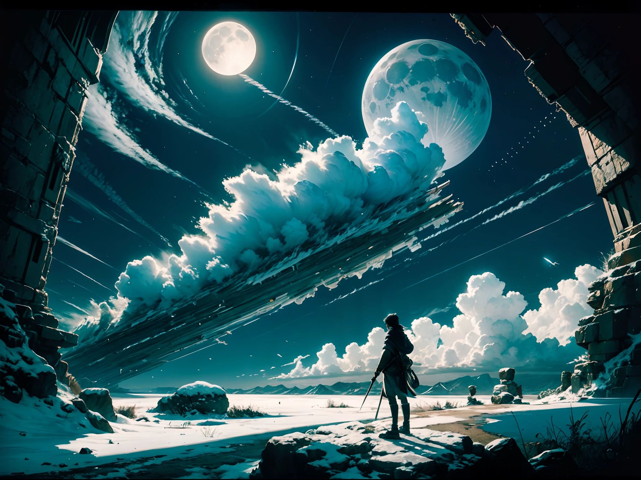 Rime Ice, moonlight -imagine
