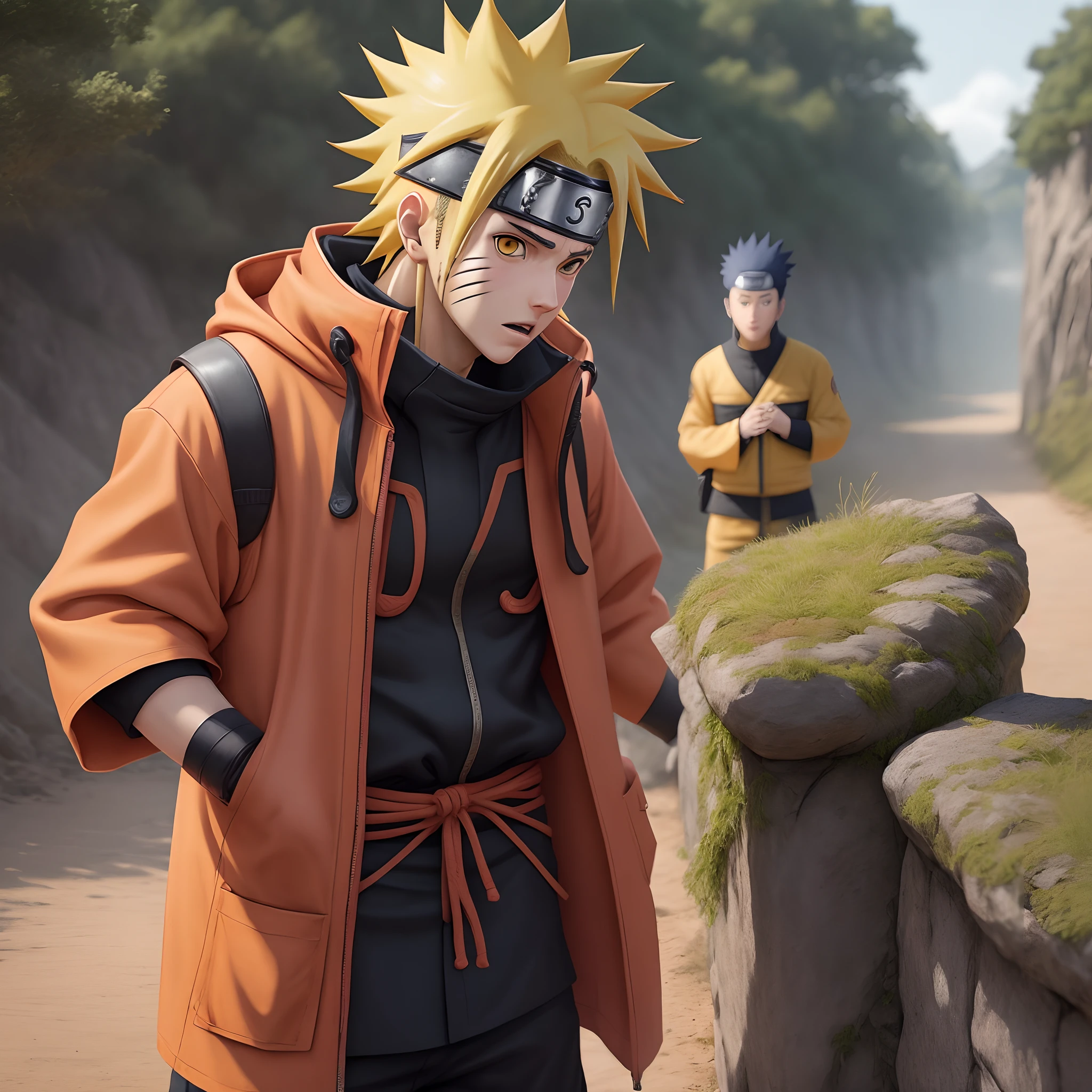 Naruto realista com razengan