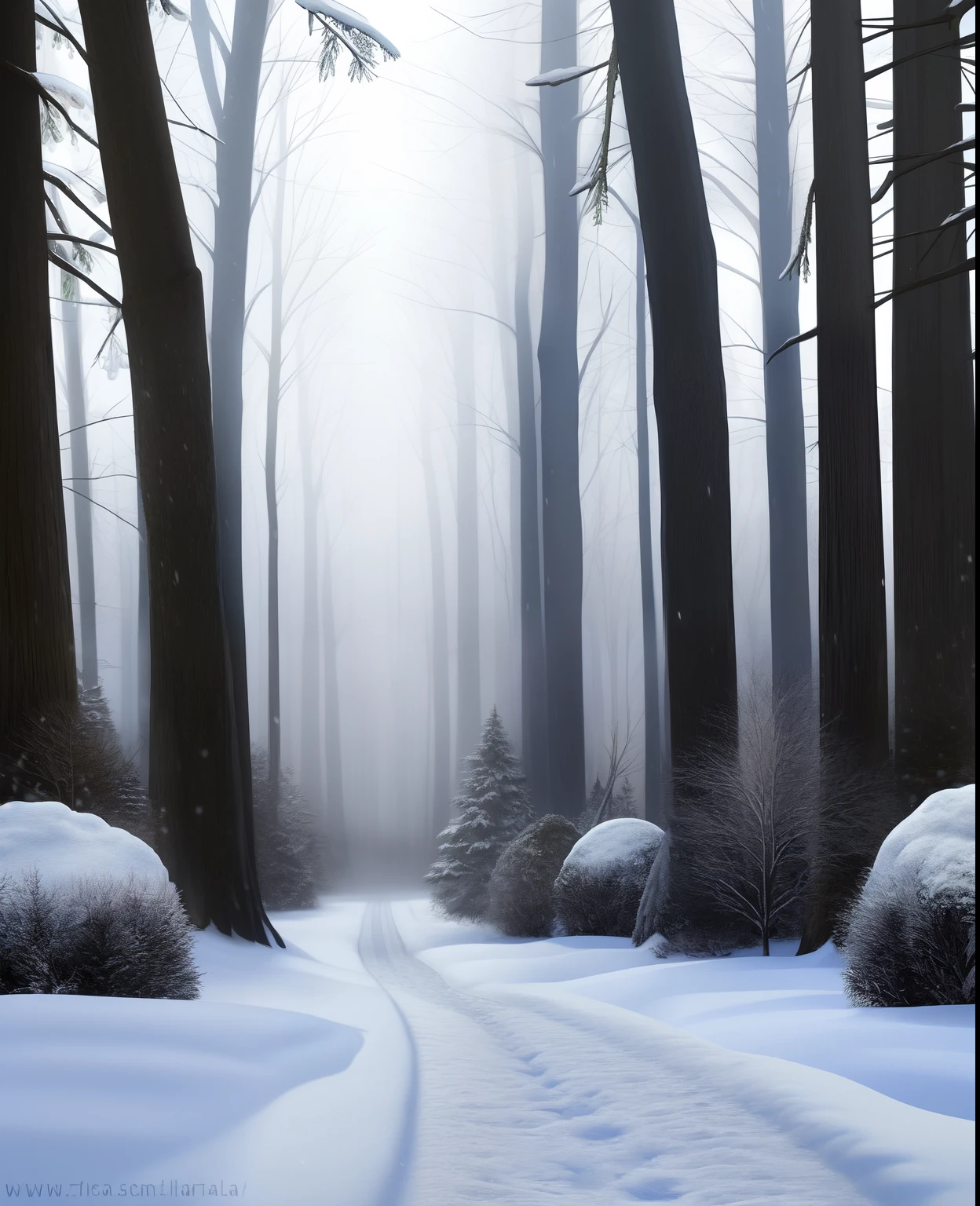 snow, winter forest background, (soft shading:1.2), photorealistic, hyper realistic, ultra detailed,