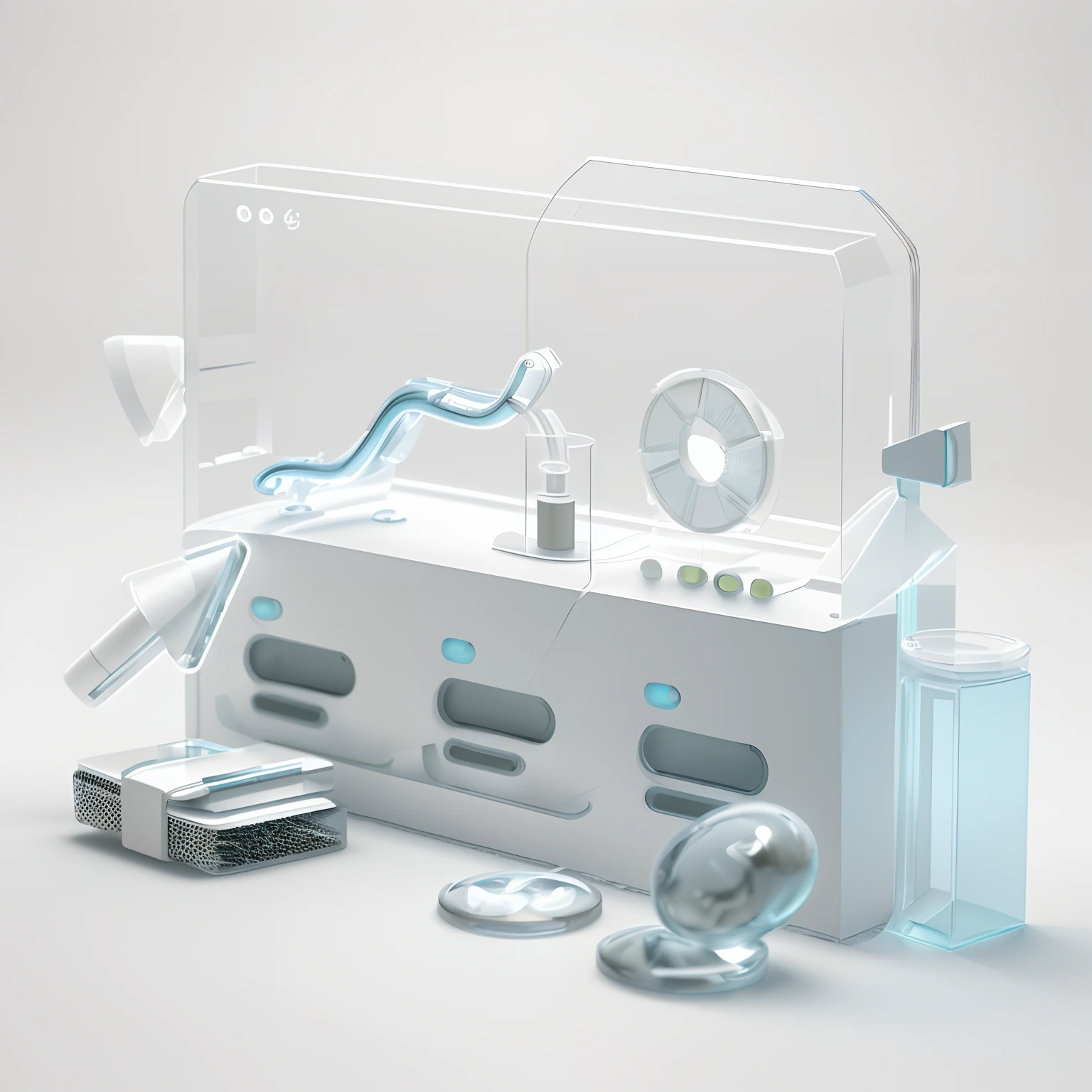 A trophy icon,Frosted glass, Transparent sense ofscience and technology, Ultra-minimalist appearance, Bright color,Studio lighting, white background, Industrial design, A wealthof details, Ultra high definition, dribble, pinterest, Ray
tracing.Isometric view, blender, c4d, Oc renderer, High quality,16k