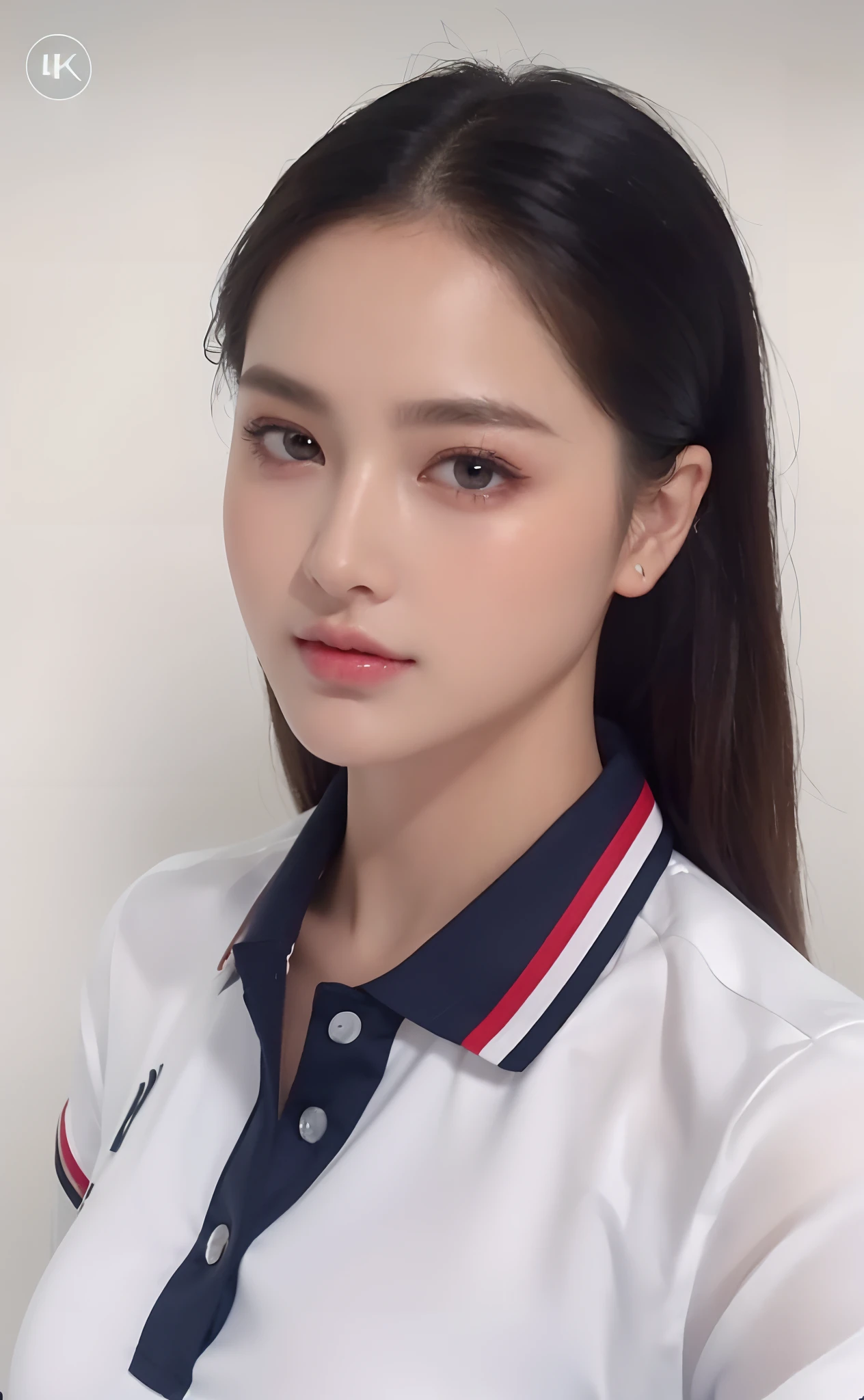 ((Best quality, 8k, Masterpiece :1.3)), Sharp focus :1.2, A pretty girl with perfect figure :1.4, Slender abs :1.3, Raw photography、超A high resolution, full body, fair white skin、shiny white skin、(wavy blonde hair)、dark brown hair、super fine eyes, super fine hands, super fine finger、Beautiful eyes with random colors、very thin lips, finely detail、elongated eyes、pale pink blush、long eyeslashes、Beautiful double eyelid、Lighting that emphasizes beautiful skin、Lustrous skin 2, ((Layered long hair, Big breasts :1.2)), Open shirt show , (detailed breats ), (see throught ), ((detailed transparent body suit )), ((detailed face )), (simple white shirt trasparent ((detailed mini skirt Transparent )) ((detailed pantyhose)), luxury office :1.4, Highly detailed face and skin texture, Detailed eyes, Double eyelid