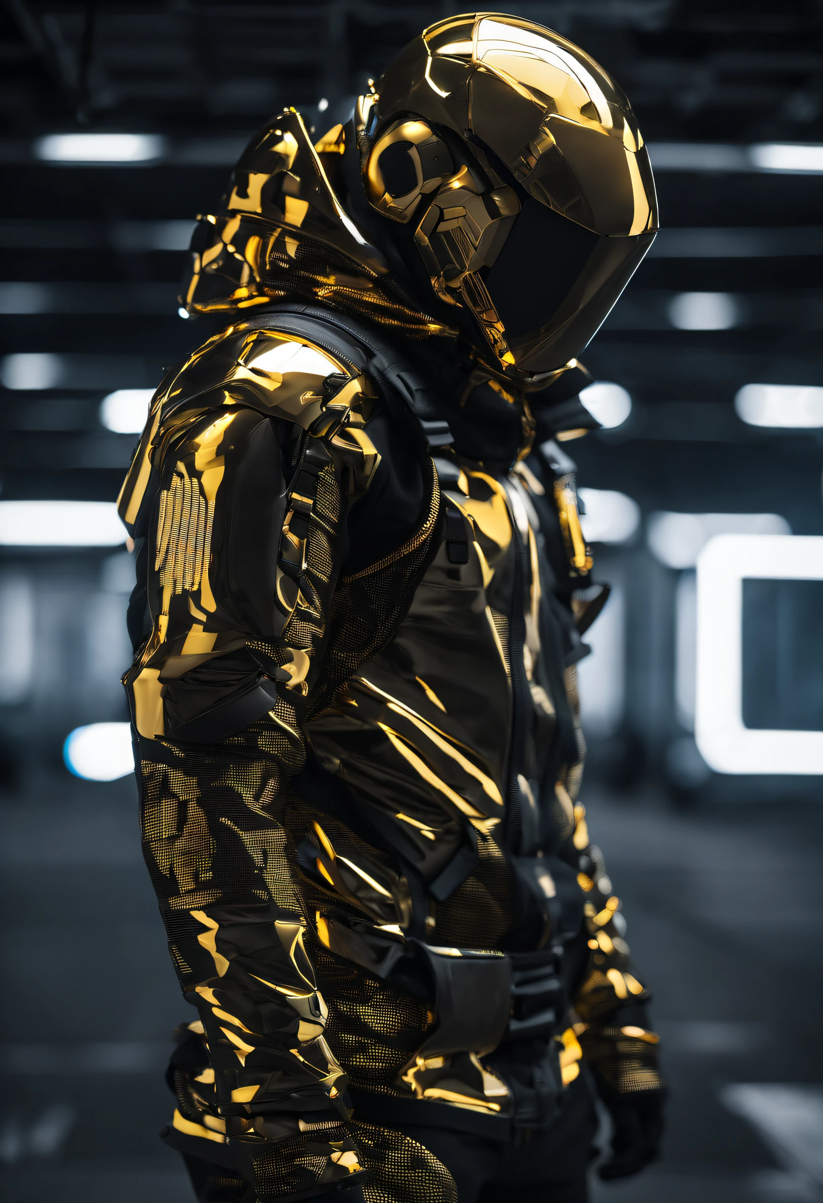 Golden amber，Fine materials，（Shining Effect）