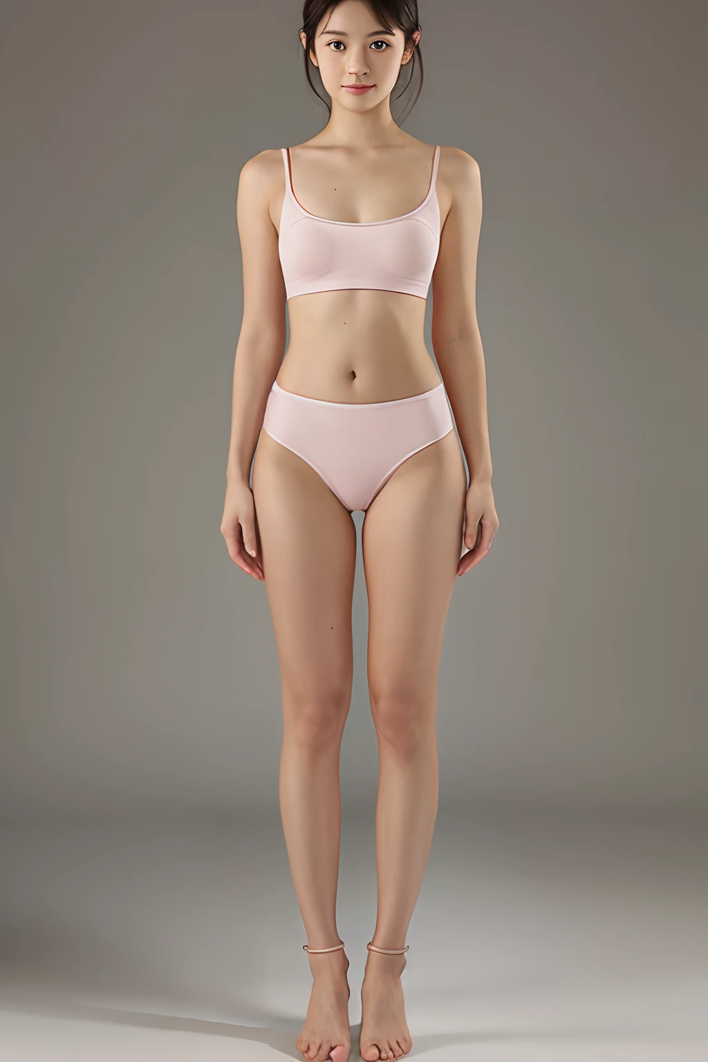 in her 20s femele body frontage