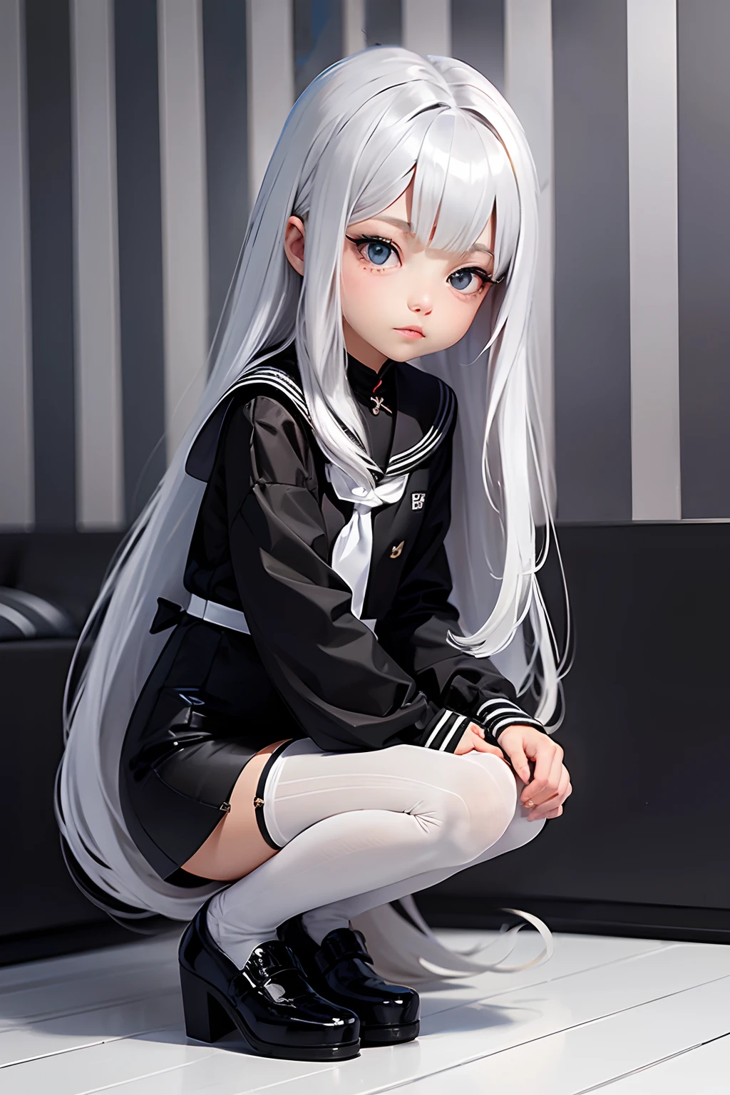 Beautiful silver hair