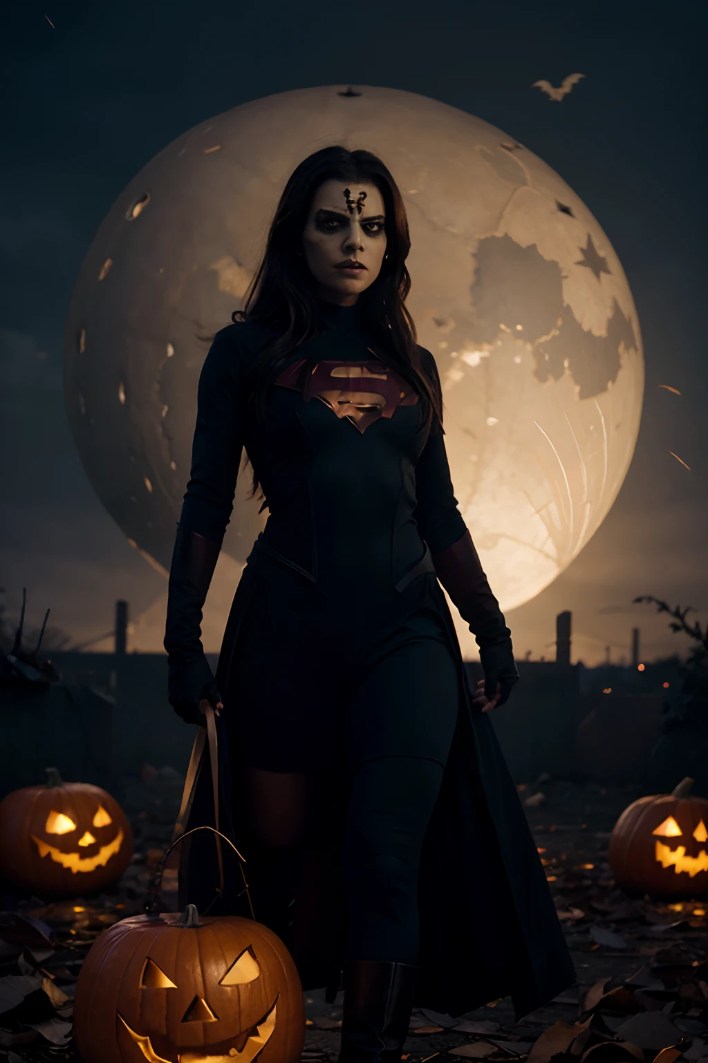 Superhero in Halloween, 4k, high-res, the death