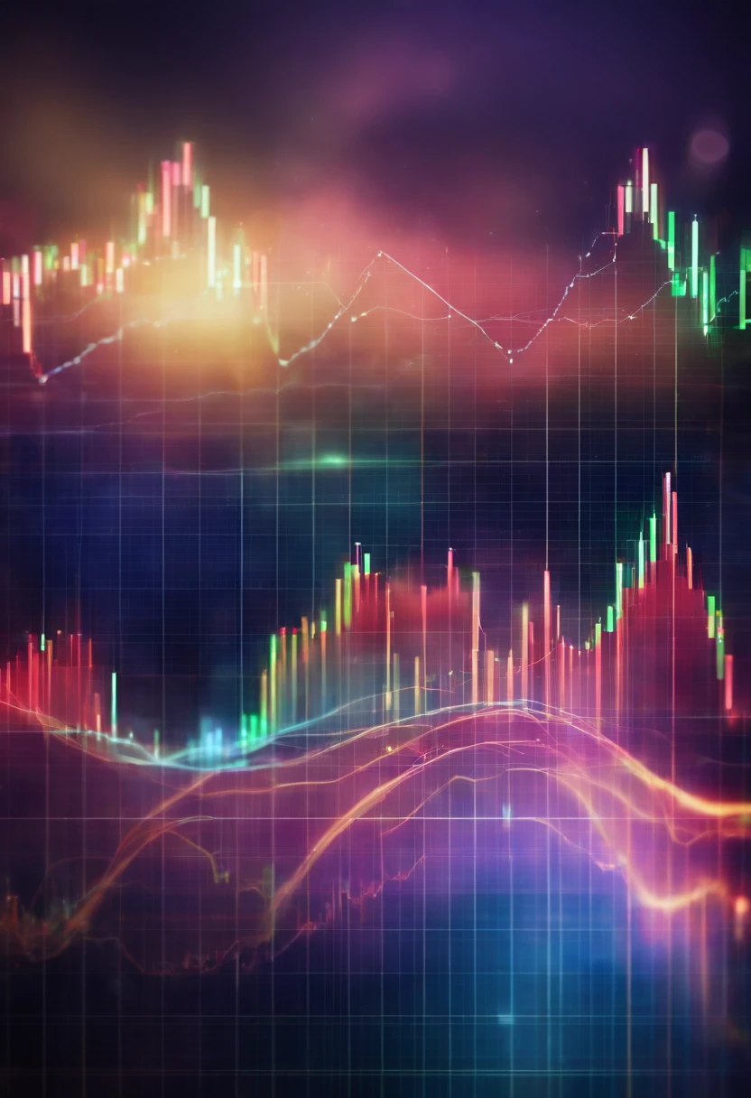 Background of the Stock Investment Chart femele a smile