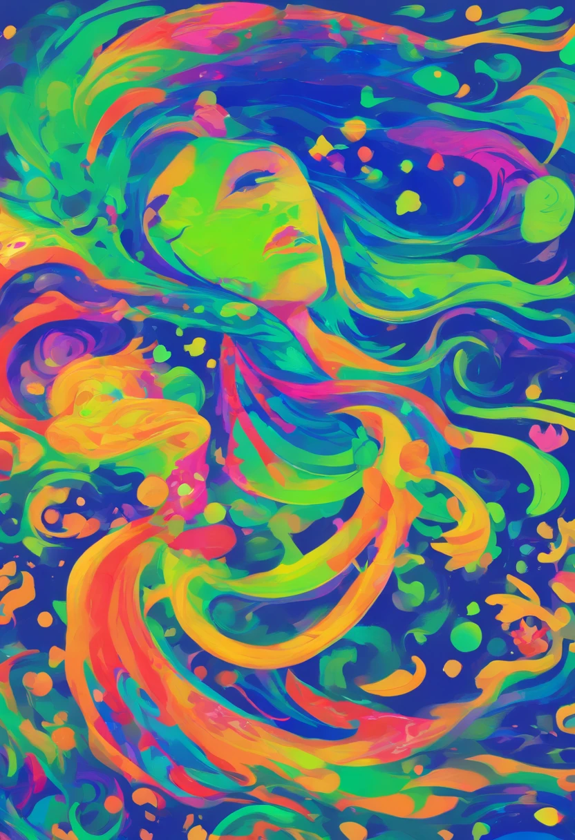 ((Top Quality, 8K)), (realisitic), (sface focus: 1.1), (Blue and green: 1.3), Kawaii Girl, long hair, Polychrome, colourfull,
hair fluttering in the wind, facing to the side, Look up at your face, eyes closed, (sleeveless: 1.1)、skirt, D-cup breasts, Countless soap bubbles,The light comes in,