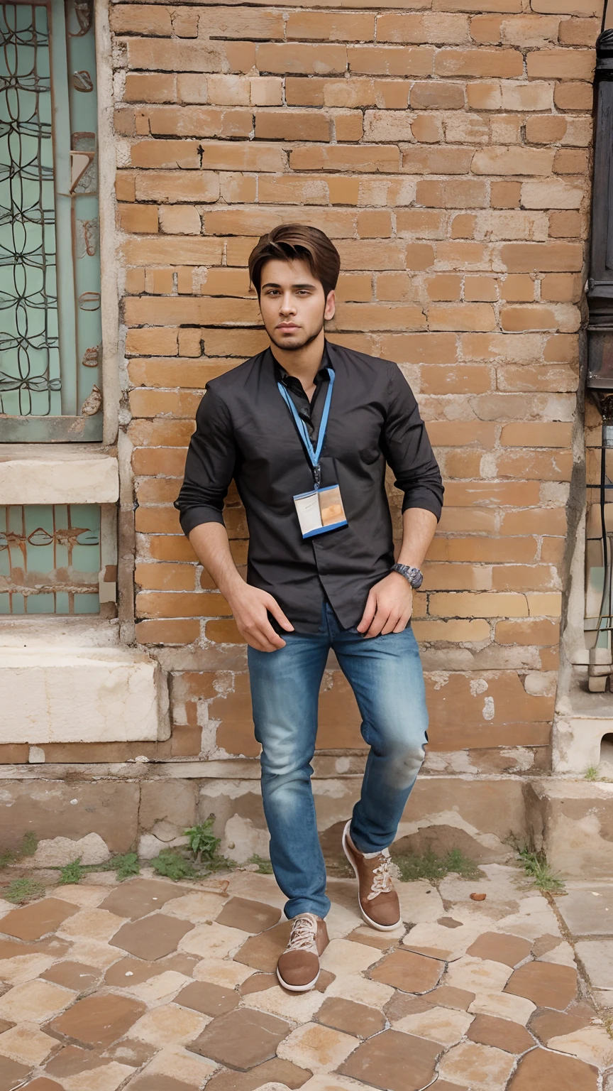 Change background handsome boy, realistic face