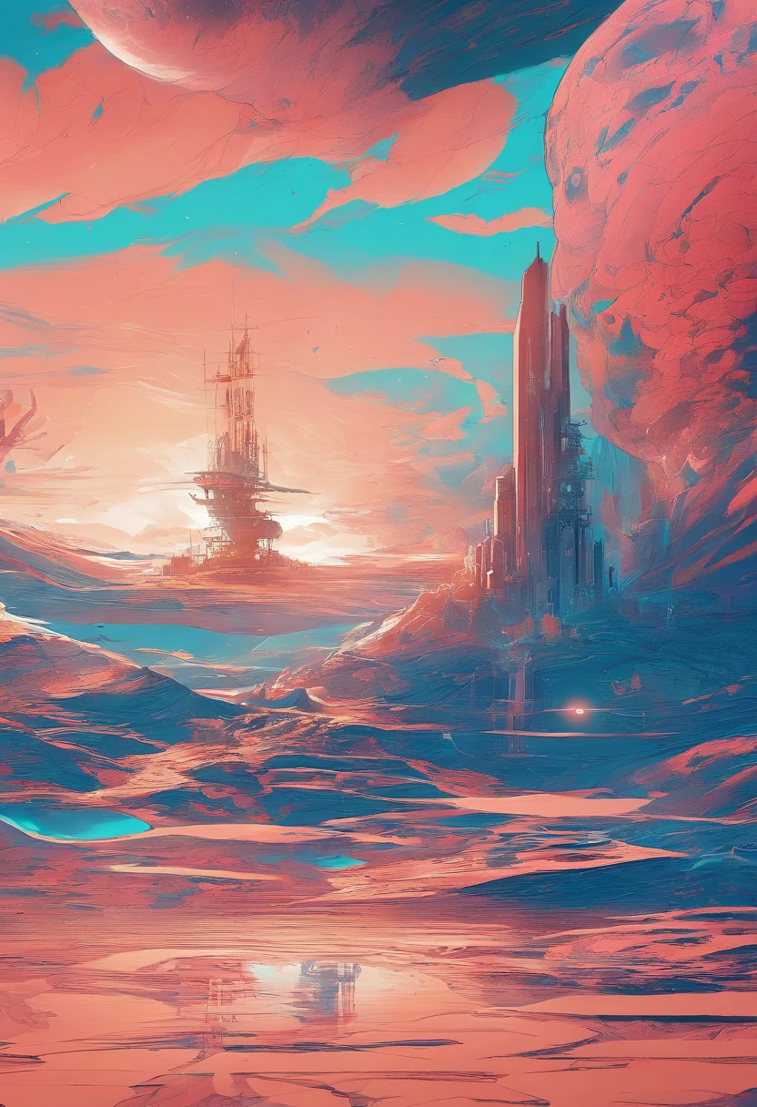 A bottle of serum,The sides contain a translucent ocean of blue nebulae + Majestic pirate ship, Ethereal, Cinematic, The light from the back window is backlighted, Creepy art station trends, Ultra detailed, Matte painting, Photo, Arnold renderer --test --creative --upbeta