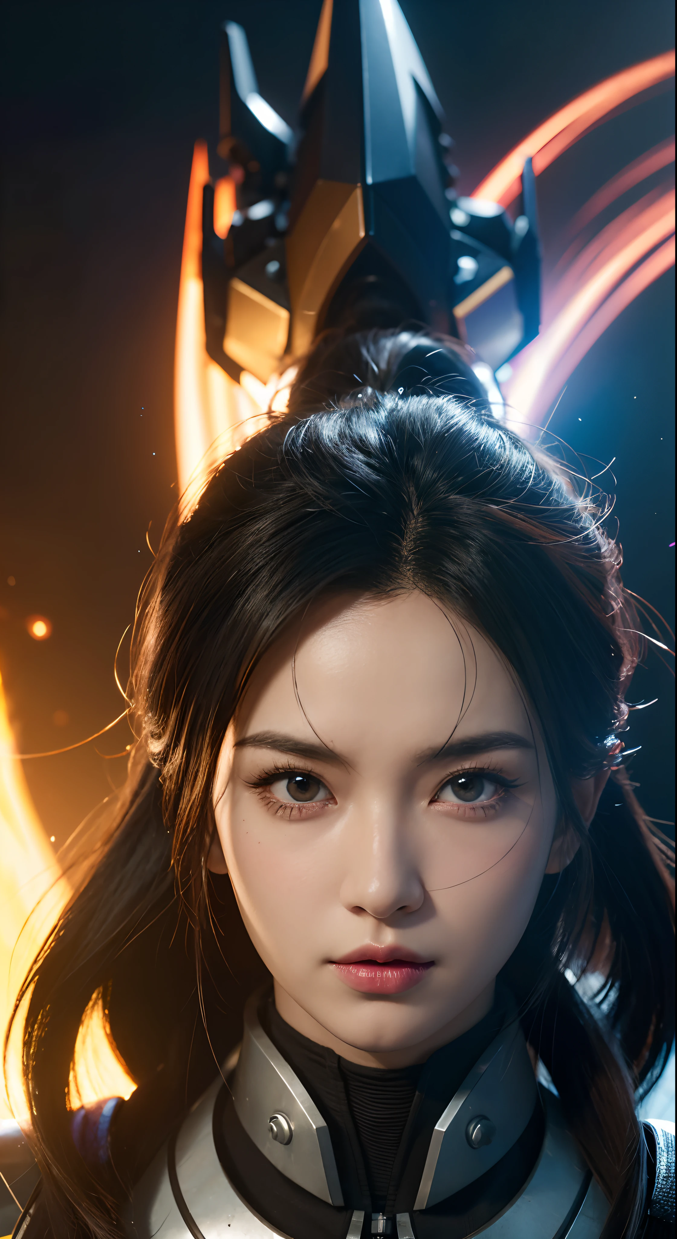 Dragon Ball anime 4K character close-up,colorful vivid octane render, cybernetic and highly detailed, loba andrade from apex legends, created in unreal engine 5, made in unreal engine 5, trending on unreal engine 5, Portrait of a mecha warrior, fantasy style 8 k octane render, rendered in unreal 5, rendered in high octane