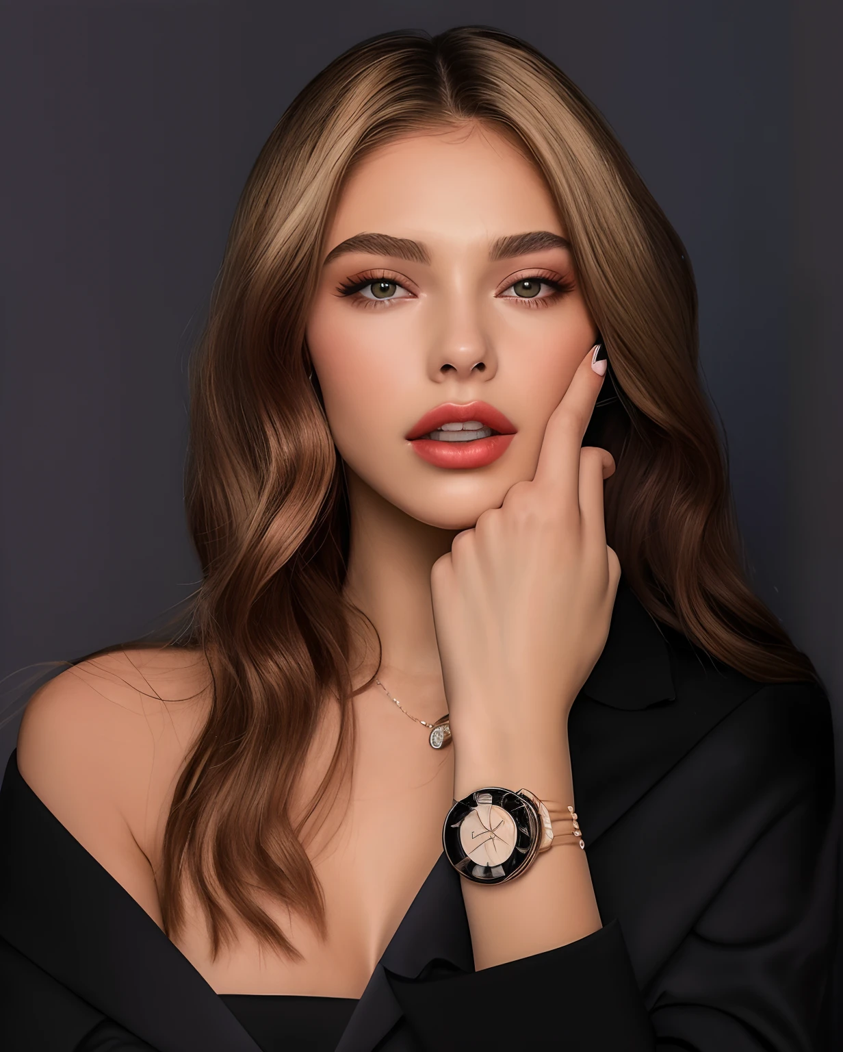 a close up of a woman with blond hair, sports bra, pink lipstick , portrait sophie mudd, madison beer girl portrait, inspired by Hedi Xandt, alina ivanchenko, aleksandra waliszewska, anastasia ovchinnikova, natasha tan maciej kuciara, magdalena radziej, pokimane, jovana rikalo, julia sarda