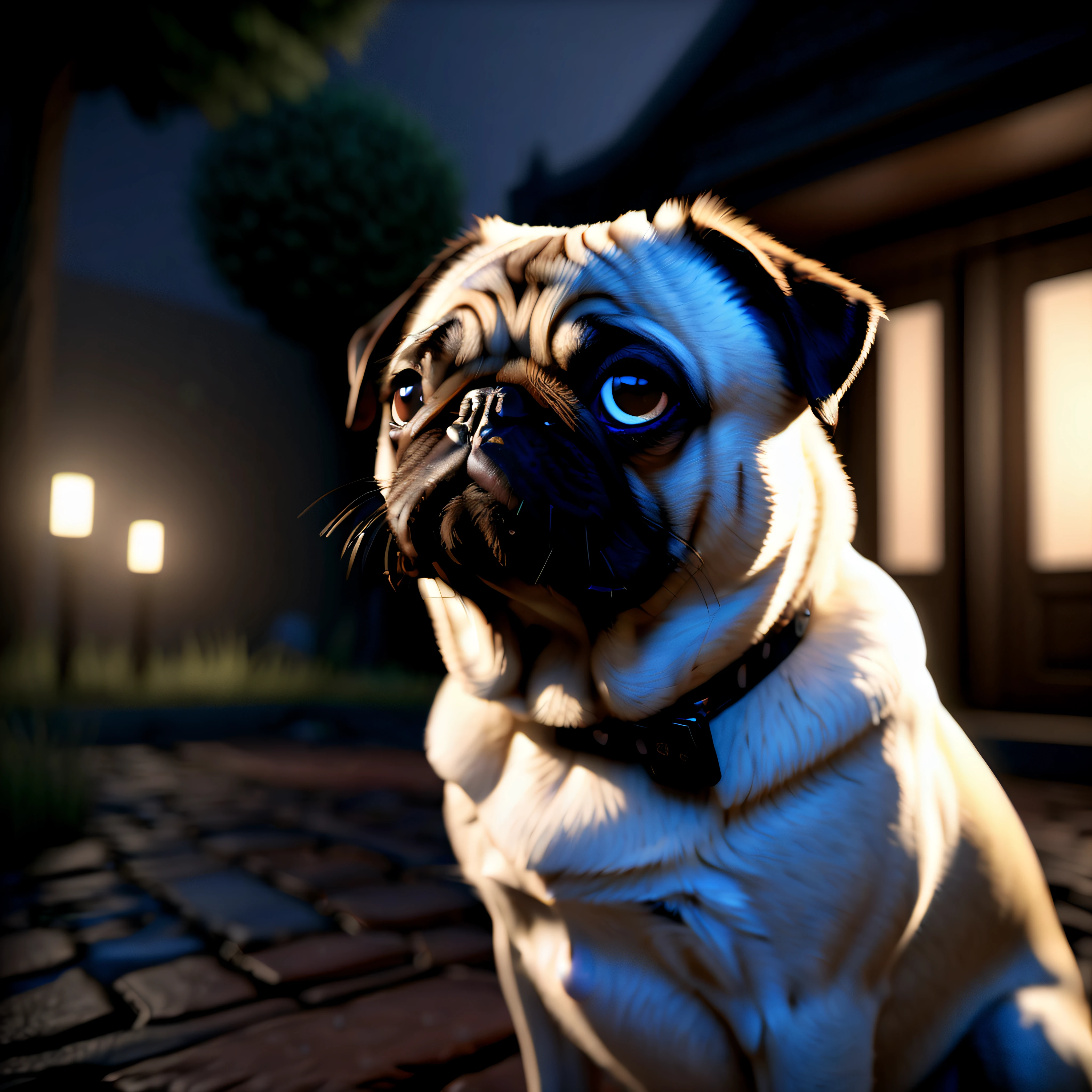 pro-photorealistic ultra_high-quality ultra_high-detail ultra_high-res deep path equirectangular Gorgeous Diva girl and Pug_dog epic eyes howling meticulously intricate enhanced ultra_sharpness, luminescence Moonlight volumetric lightning contrast saturate optimal accurate extreme improved reflex UHD 64K NVIDIA_RTX_RENDERING RAY_TRACING DLSS_3 EFFECTS_CINEMATIC XT3 HDR DSLR unrealengine5 cgi vfx sfx 3dcg color-coded romm rgb pbr fxaa txaa ssao --v 5.2 --s 1000 --c 20 --q 20