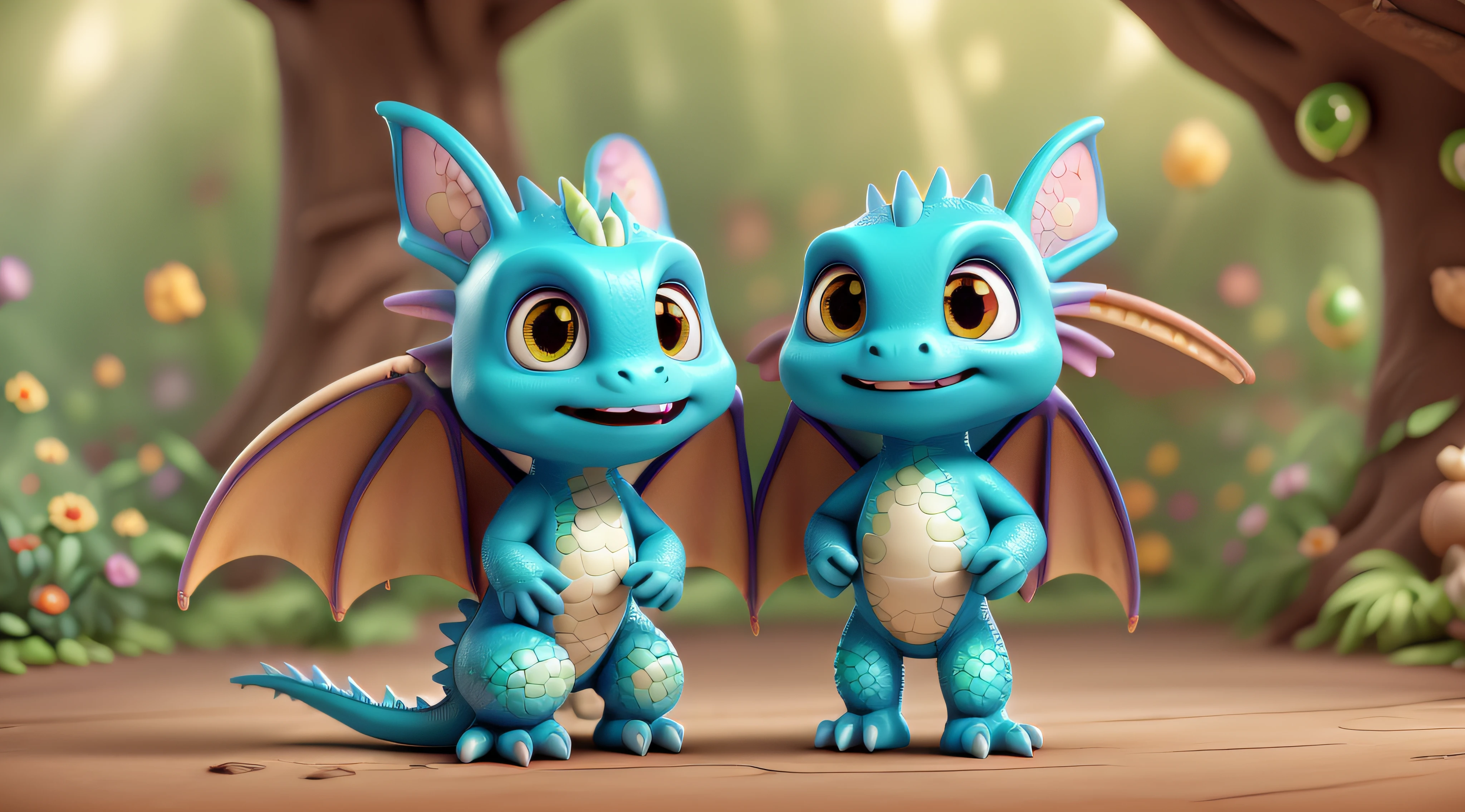Beautiful dragon with big eyes, (cute little European dragon:1.5), Character design, Sticker design, (cartoony:1.3), (chibi:1.2),(Pixar Style:1.2),(cute expression:1.1),(big eyes:1.1),(watercolour:1.1),(Separated from the white background:1.1)Around the Dragon Flowers, Gentle background, vivid lighting, 3D анимация, a lot of details, 8k