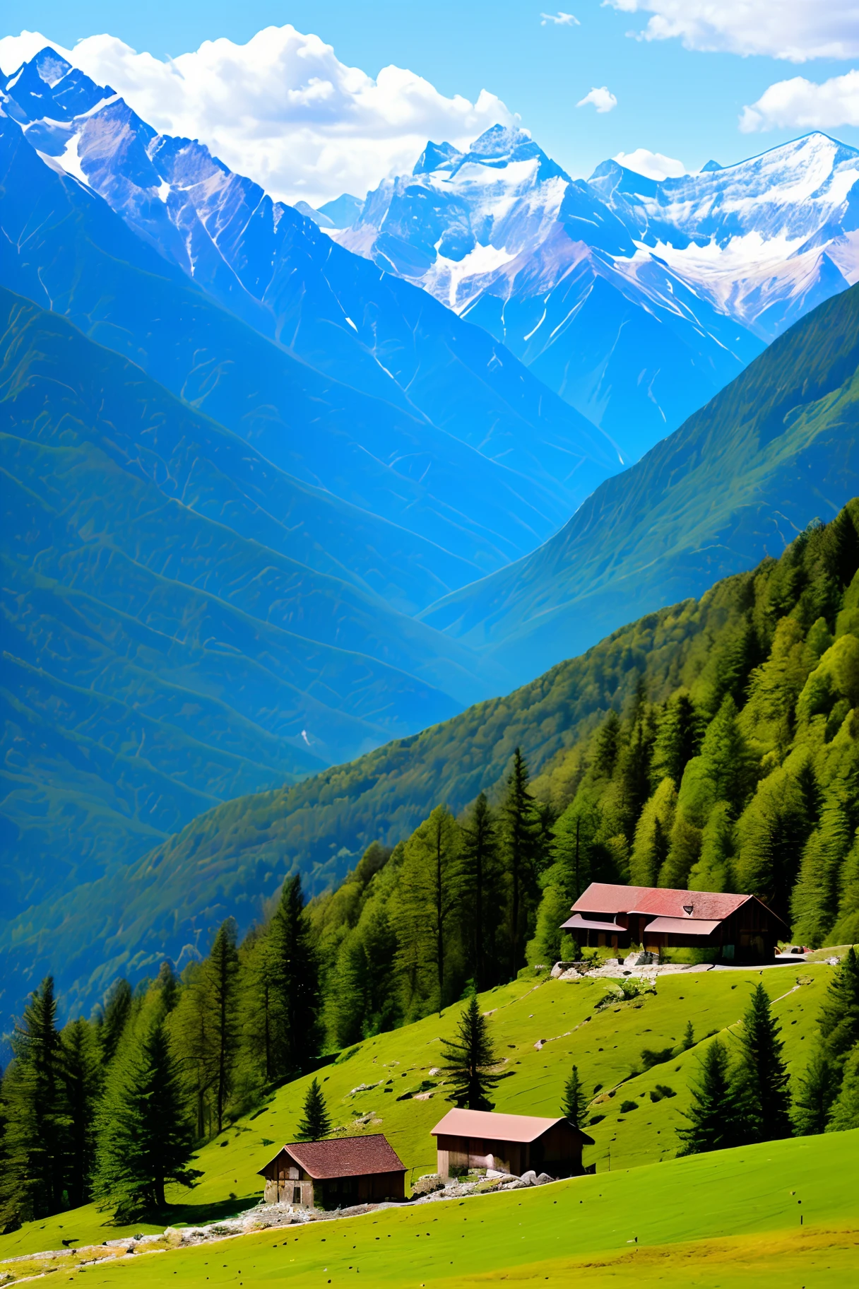 mountainous setting
