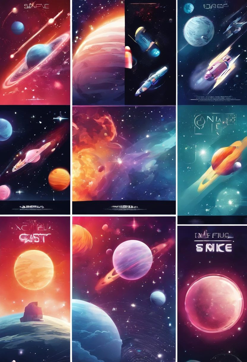 High-tech posters