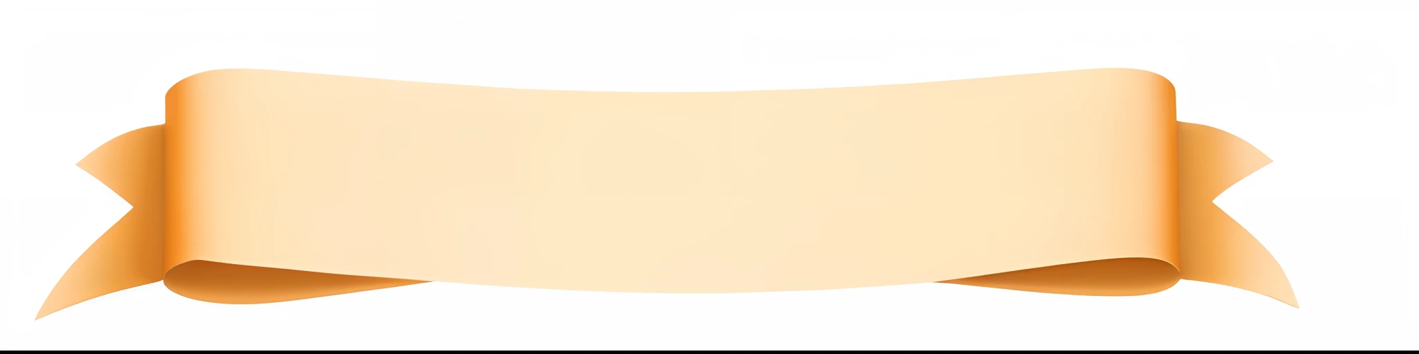 Close-up of a blank piece of paper，There is a ribbon on it, full view blank background, uncompressed png, Cream white background, Background(Solid), Vanilla - colored lighting, Beige background, Banner, soft lighting gradient. No text, smooth curvilinear design, soft luminescent glow, soft yellow background, Cream paper, golden smooth material, Curved