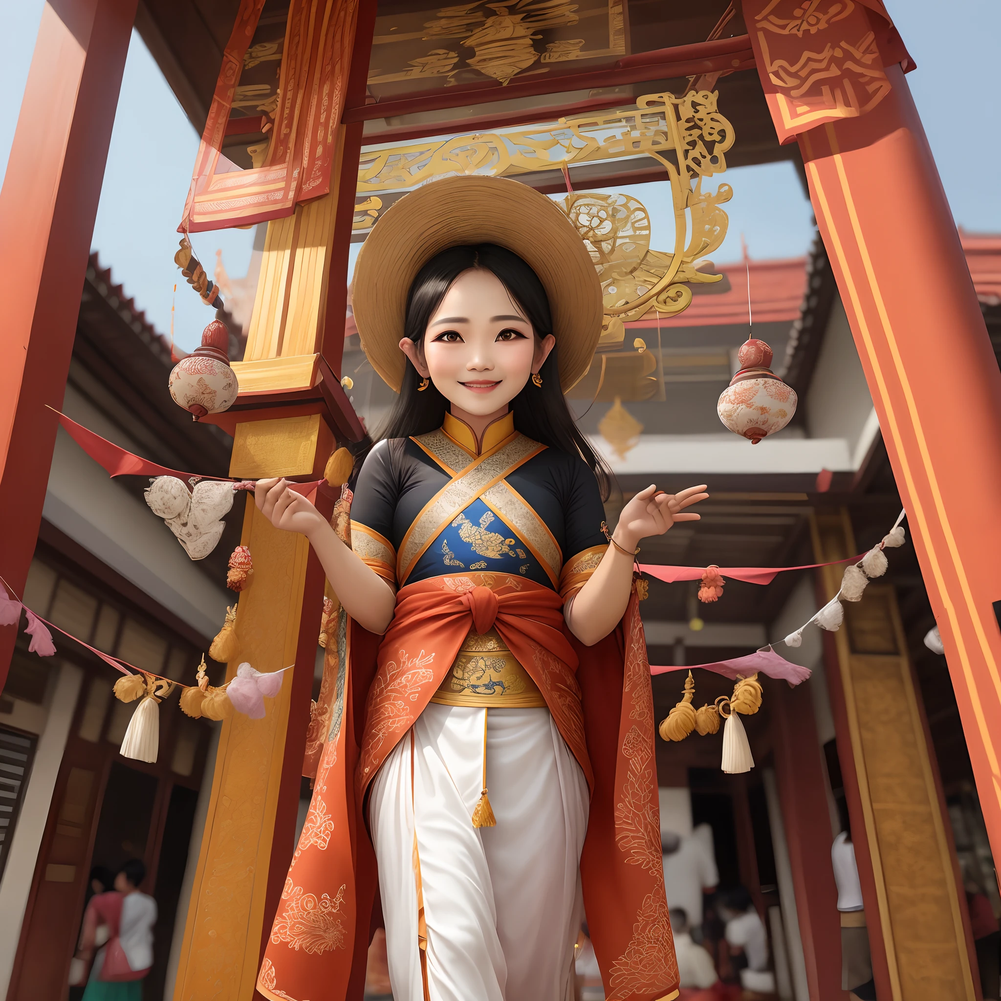 Phaya Khrut is flying with Thai motifs.