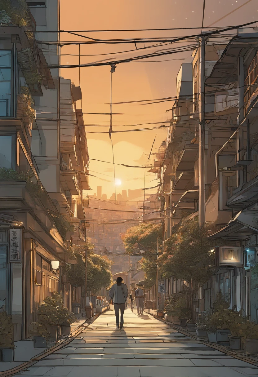comic strip,Hong Kong Cartoon Style,Fengyun Cartoon Style,(((Comic Book Storyboard))),Image en deux dimensions,Makoto Shinkai Style,Makoto Shinkai manga art,adolescente,The narrow streets of the city,Starrysky,vibrant de couleurs,super-fin,lignes lisses,highly quality,8k,tmasterpiece