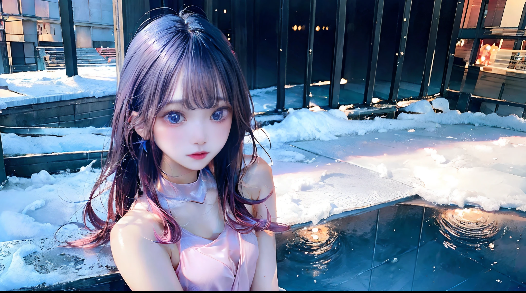 A Beautiful Girl,No clothes.,Show off your genitals,blue eyes,Beautiful body,Fair-skinned,Pink penis
