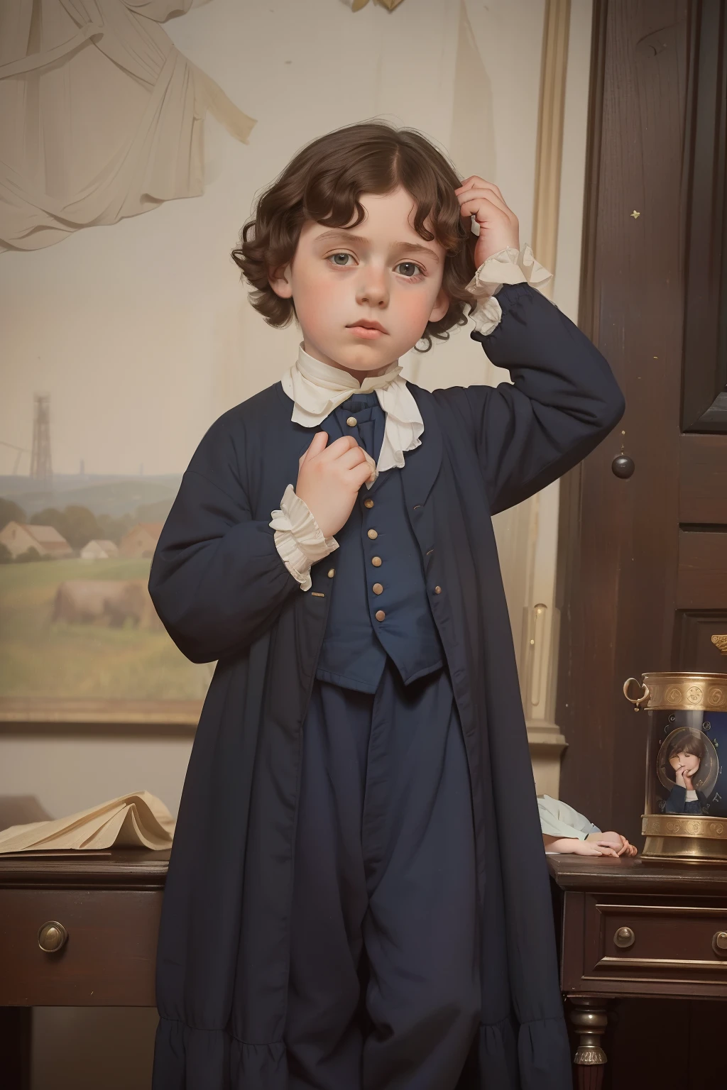 George MacKay face, 6--old