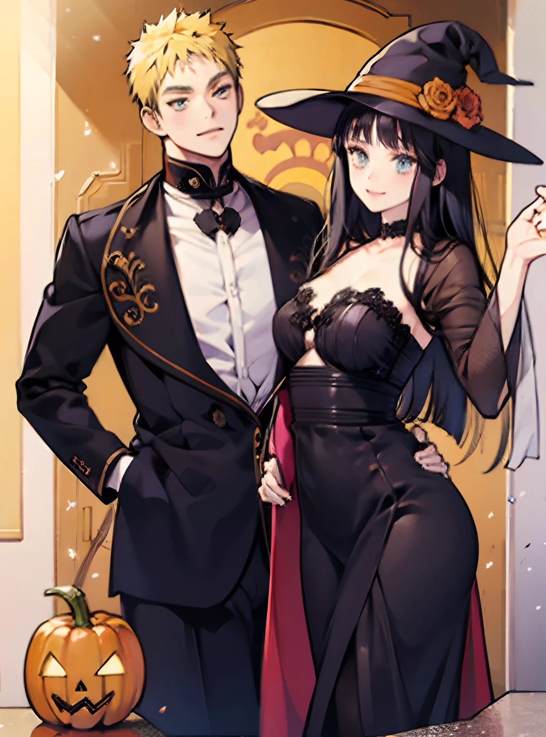 Naruhina, Halloween, couple
