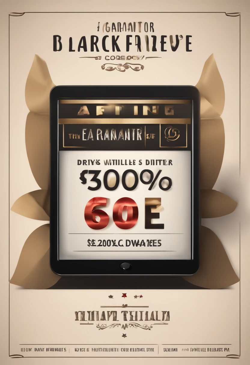 Crie um banner vibrante e atraente para a Black Friday. Utilize modern elements and must-see highlights. Cores should transmit the energy of Black Friday. Add a touch of elegance to attract the attention of the target audience. The tagline "Amazing Black Friday Discounts" should be prominent. Experimente diferentes layouts e fontes para garantir impacto visual. Tamanho recomendado: 1200x600 pixels.