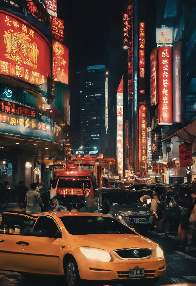 The scene of the realistic cityscape is、It is full of towering skyscrapers, Busy streets with heavy traffic, And the glow of neon lights that illuminate the night. Automobile noise, Honk your horn, Eta、The hustle and bustle of activity is、Creates a vibrant and vibrant atmosphere in the city. a person々is in a hurry with its own purpose, From work to leisure, Balance productivity and entertainment. Not only that, however、The city also boasts cultural diversity reflected in the variety of restaurants, Shops, and social events. All these factors combine to、Paint a realistic picture of life in a modern and dynamic metropolis.