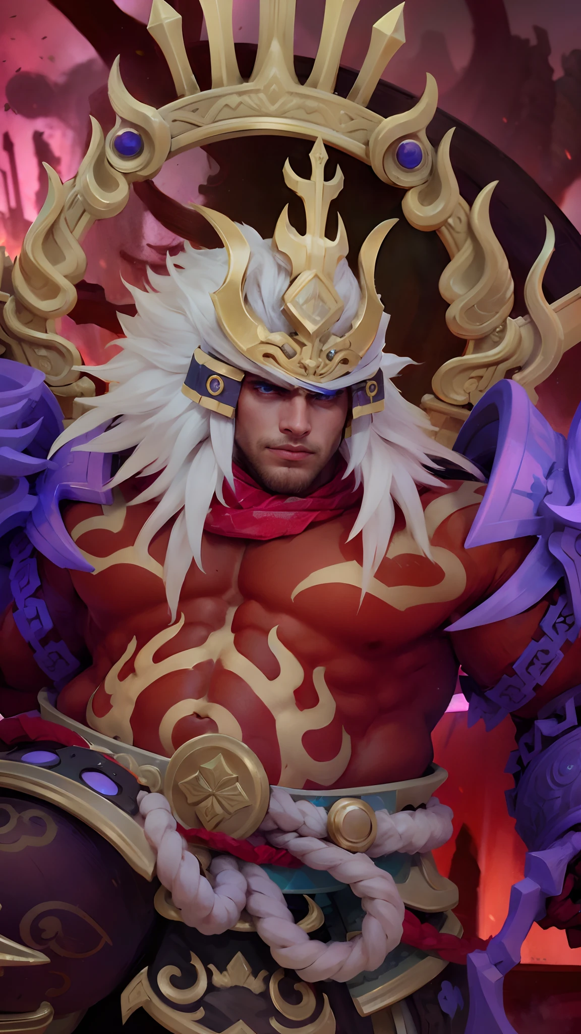 (Intricate Details, Masterpiece, Best Quality, High Resolution, 8k), (1man), (male:1.2), mature, dandy face, finely detailed eyes and face, toned body, masculine appeal, commanding presence, hot stud, bulging biceps and triceps, well-developed quadriceps and hamstrings, light skin, burgundy straight layered bangs hair, aquamarine eyes,  ornate details,  portrait, solo, half shot, looking down, detailed background, detailed face, (cogpunkai, cogpunk theme:1.1),  tech-mage,   [magic|technology], melding of spellcraft and advanced technology,  intricate [spellcasting clothes|mechanical gear], gear shaped glyphs,  ancient crystals,  [gears|ancient spell],  floating particles,  [innovative|enchanting] aura, high tech vehicle in background,   , finely detailed background, Depth of Field, VFX, young man and handsome