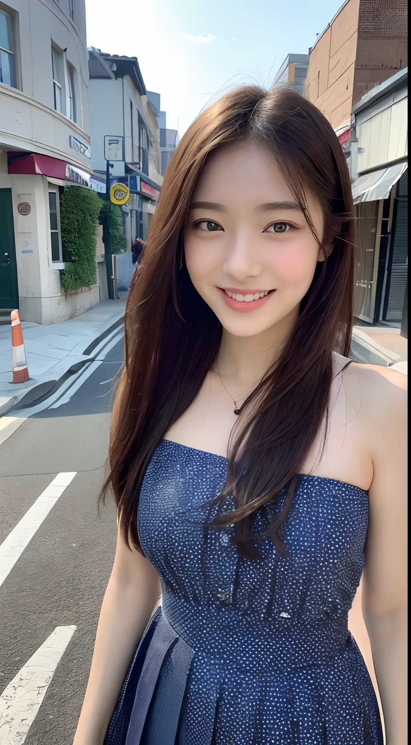 seed;2372725988,((Full Body Angle))、((Front hair:1.3))、((Highest quality, 8k, masterpiece: 1.3)), concentrated: 1.2, Cute girl 1,Nipples erect、 Perfect beauty: 1.4,Summer off-the-shoulder cropped T-shirt、Letter Print、Shorts: 1.2,Long sleeve、Randall Color、comics&Text Graphics、Black ruffle-trimmed drawstring zip blouse,1.1, Highly detailed face and skin textures, Fine grain, double eyelid, whitening skin, ,Highest quality,Ultra-high resolution,you,1 girl,alone,_Shiny_skin,Iris,necklace,((brown_length_Wavy_hair)),(lips)),eyelash,Front hair,deal with,compensate,Shiny,pore,skin,Large Breasts、((smiling face))、stroll、Selfie、