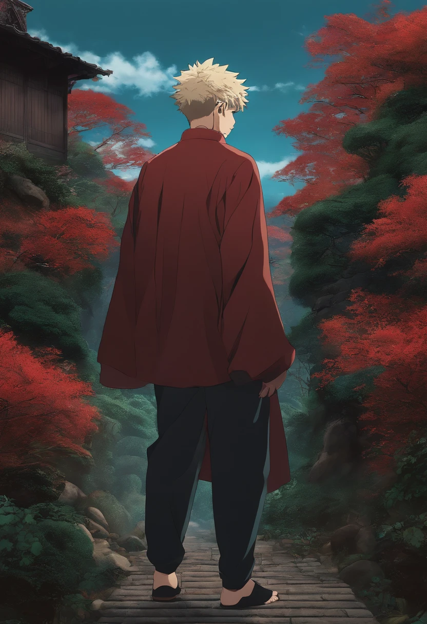 anime, jujutsu kaisen style, brasileiro, marrento, adolescente, estrangeiro, man