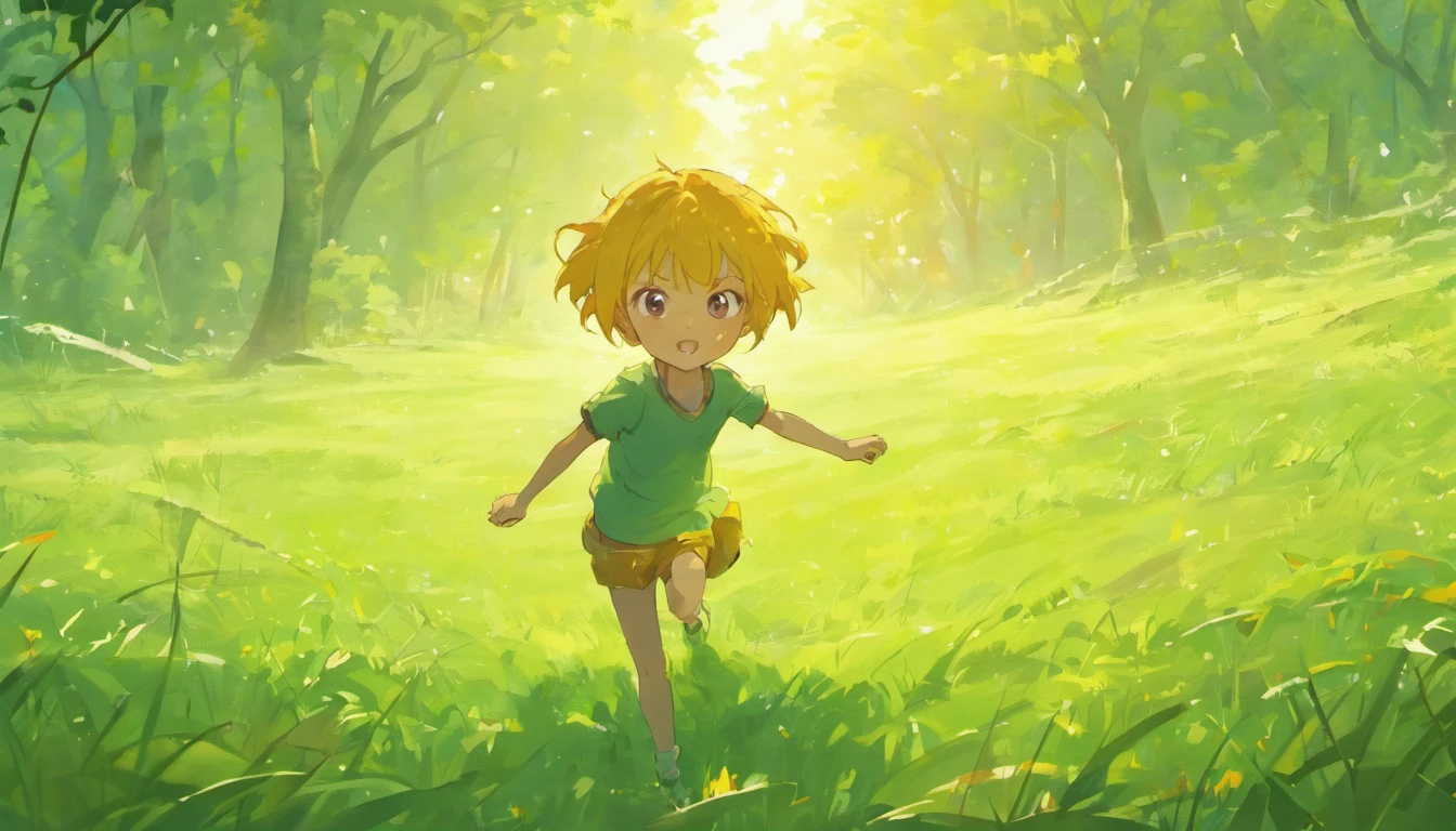 lawns,camping,rays of sunshine,RV,tenten,Distant mountains,There is shadow depth,People drink tea together,Barbecue together,cook,Prepare food,Everyone laughed happily,With a smile on his face,The child is running on the grass next to him,Local artistic conception、Conceptual style