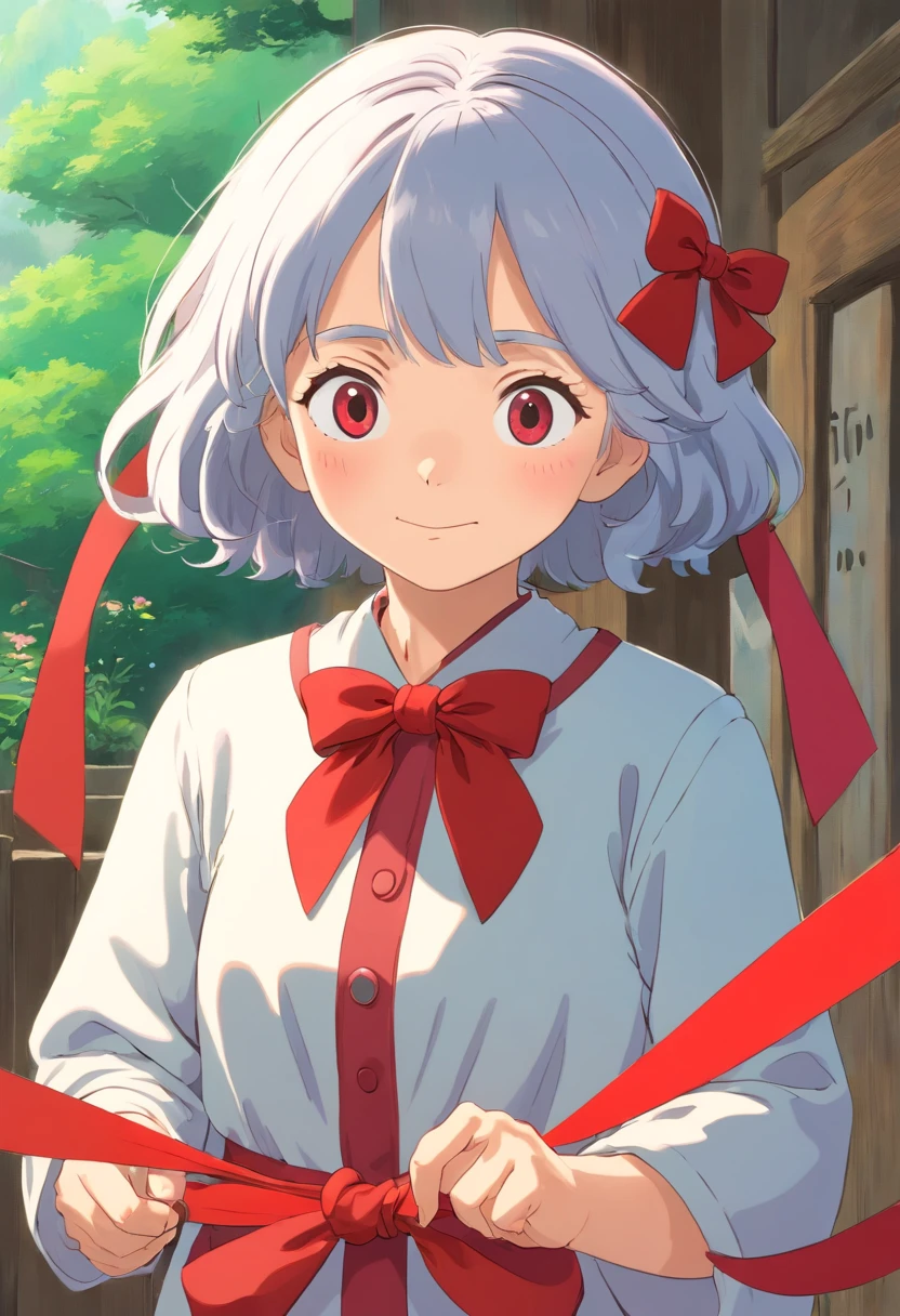 Grandma,On hand,Red ribbon