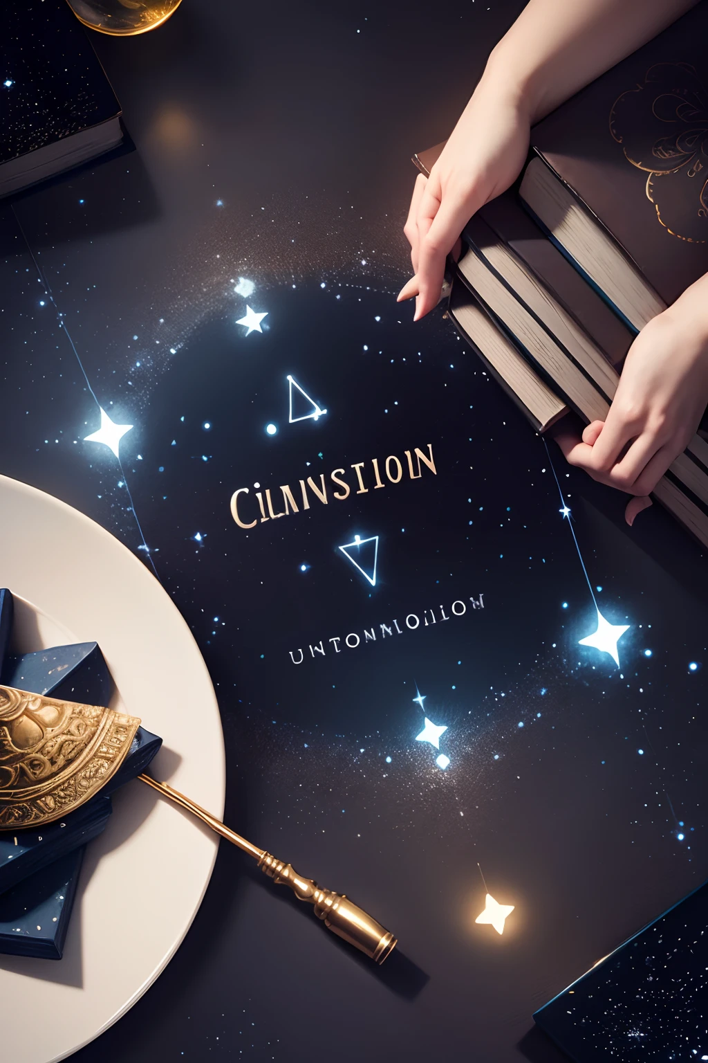 A book cover with family constellation tips , so simbolos
