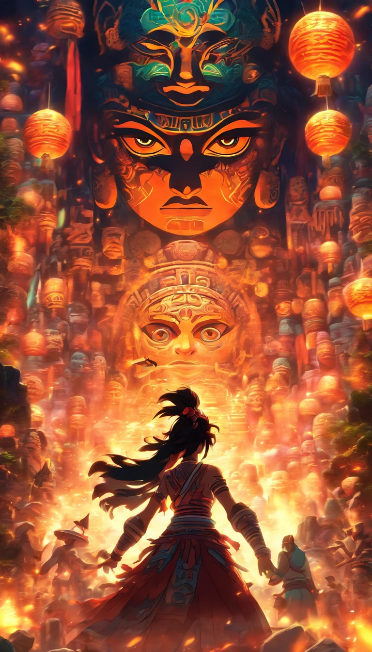 (((MAYANA PITZ)) Best Quality, Ultra-high resolution, Detailed 4K computer graphics, Masterpiece, Pitz,MAYANA PITZ,Mayan Game,Mayan Ball Game,Mayan Mythology,Mexico,aesthetics,((Mayan Ball Game )),beautiful image, centered on the screen