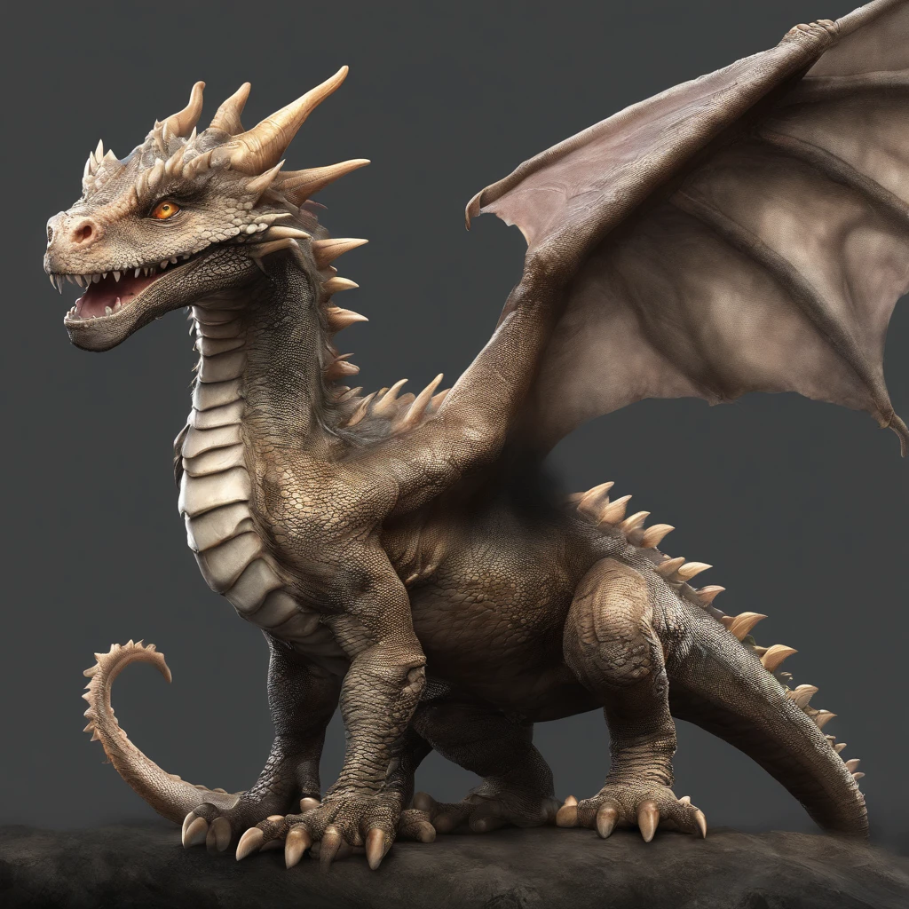 A cute dragon king