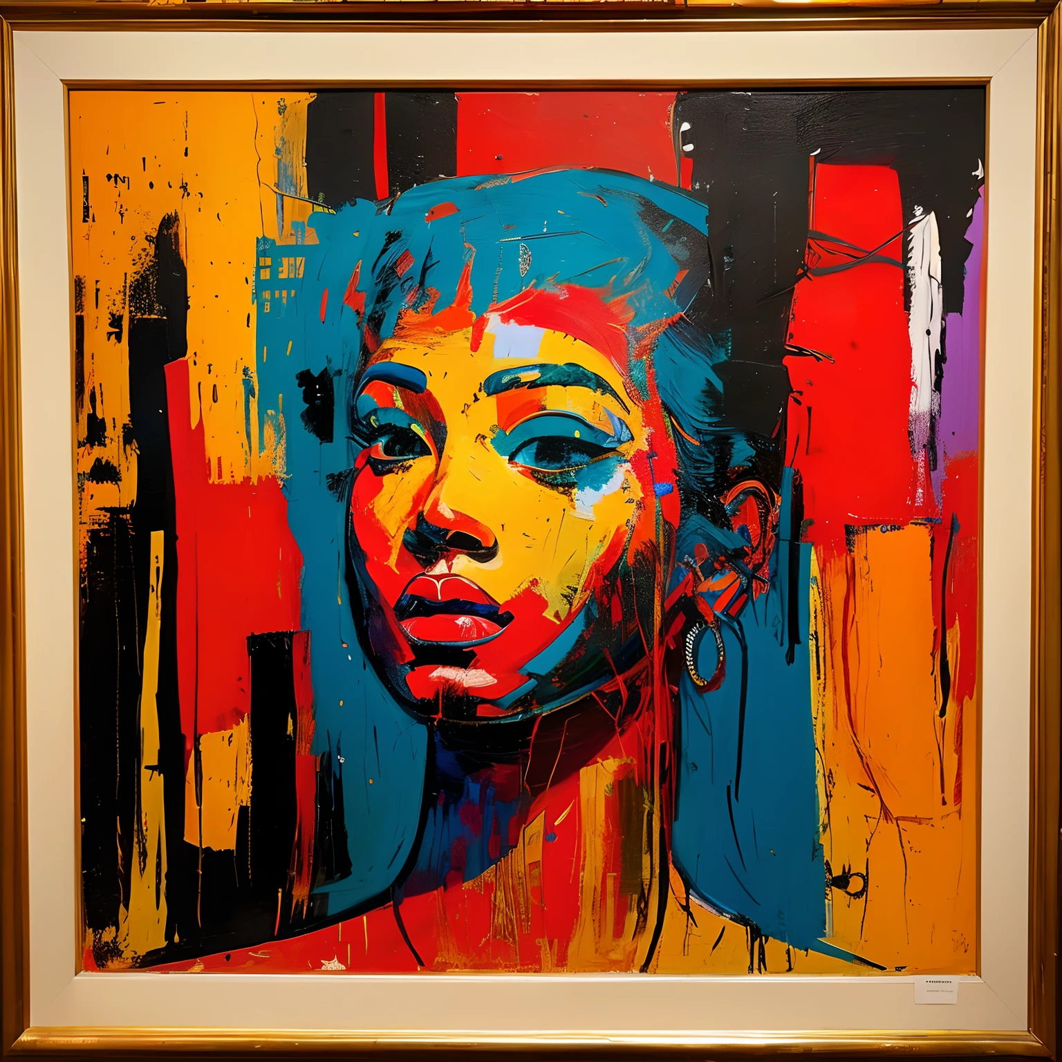 (Jean=Works like those painted by Michel Basquiat:1.1)、(Jean=Paintings similar to the style of Michel Basquiat:1.2)Painterly、Bad Trip、psychedelic