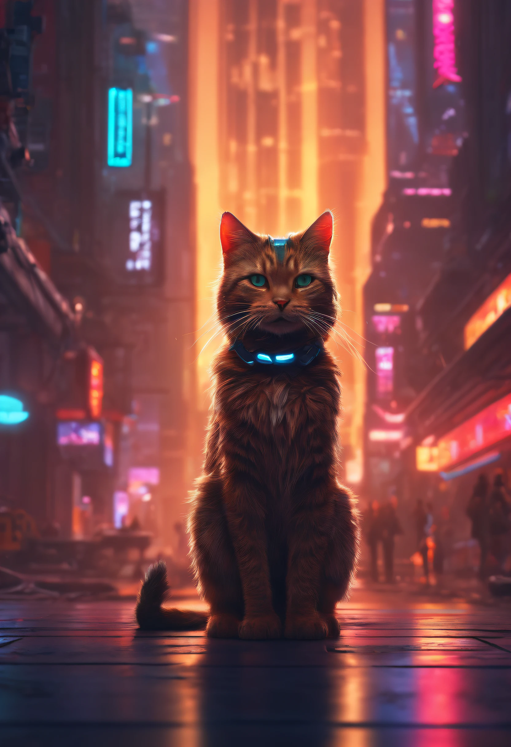 (Best quality,4K,8K,A high resolution,Masterpiece:1.2),Ultra-detailed,(Realistic,Photorealistic,photo-realistic:1.37),A cute little cat trembled slightly,Soft fur texture,Delicate paw pads,Expressive eyes,Cute twitchy beard,Hints of vulnerability,Gently wagging tail,playful pose,Art cat illustration,Subtle color palette,Natural lighting